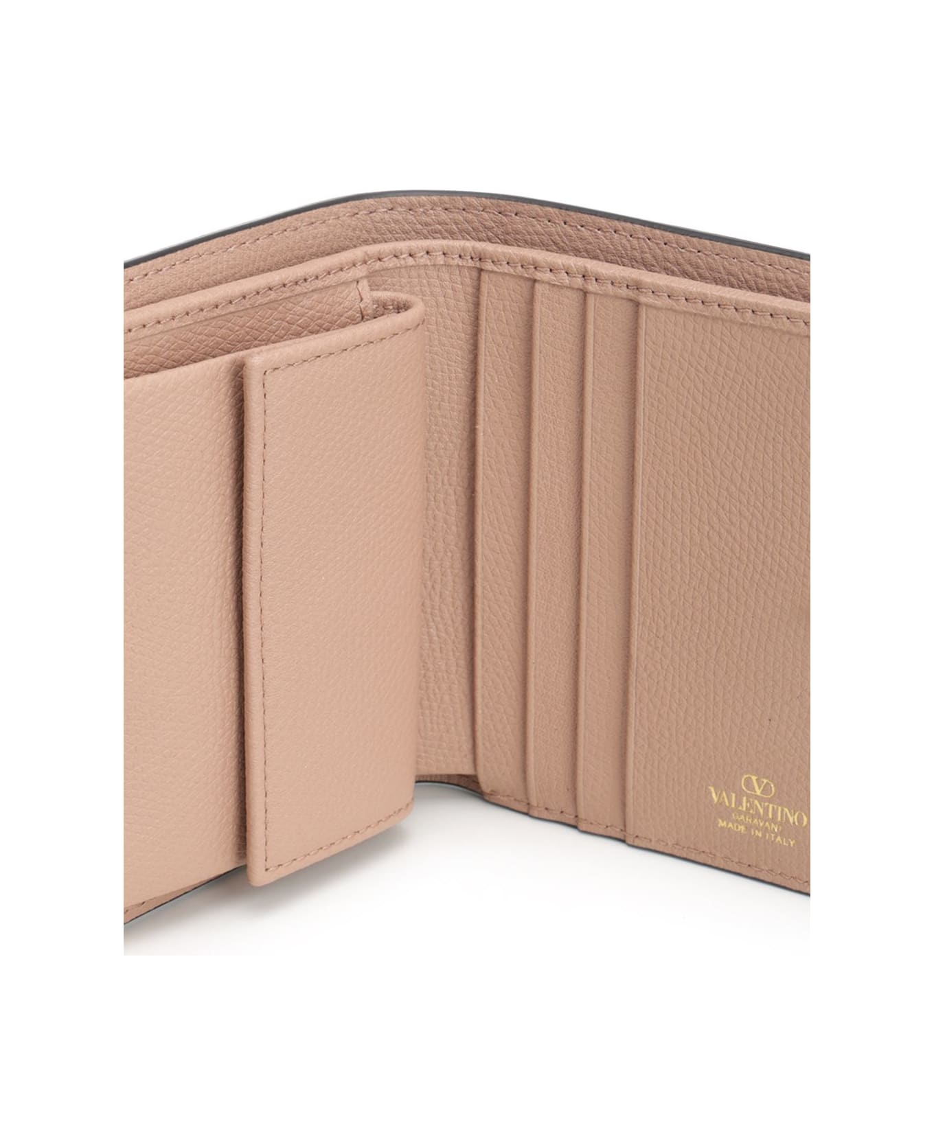 Valentino Garavani 'v Logo' Wallet - Rose