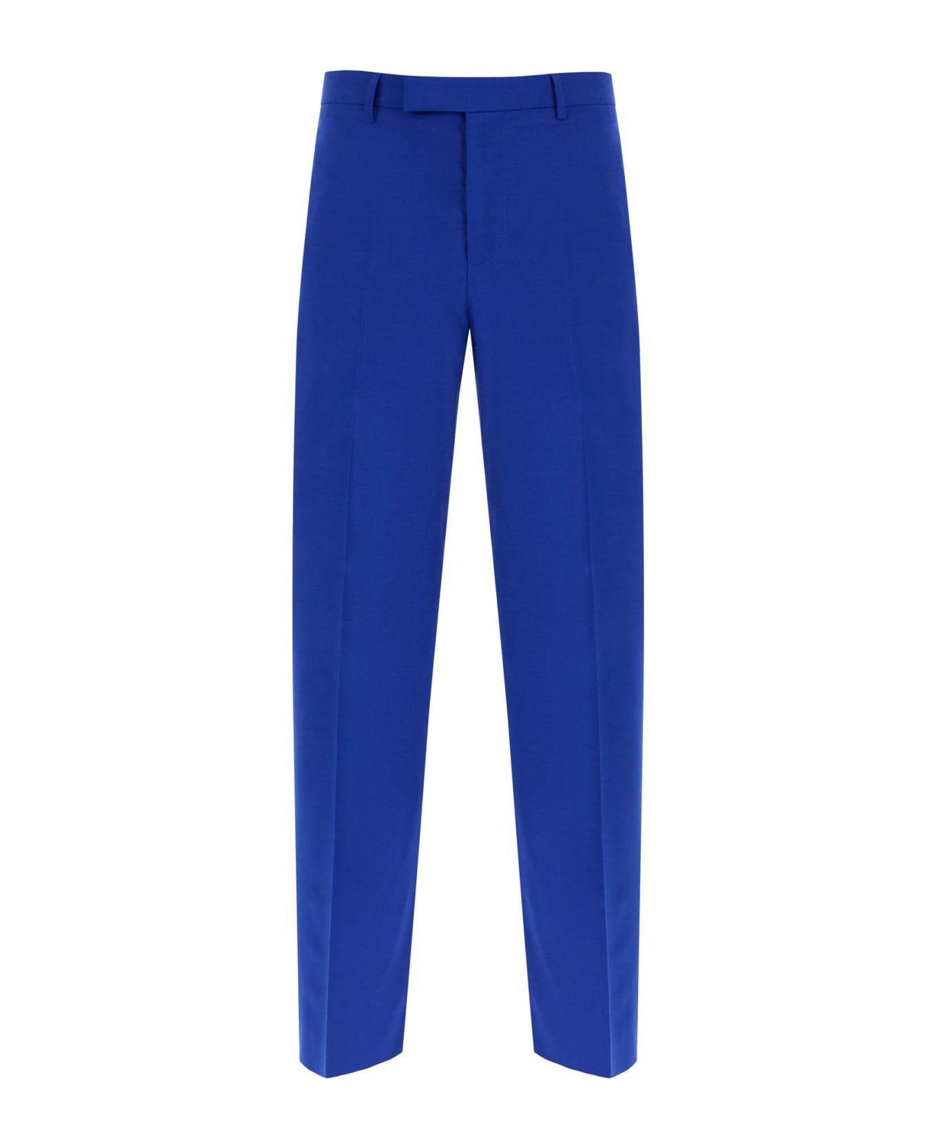 Versace Wool And Silk Pants - ELECTRIC BLUE (Blue) ボトムス
