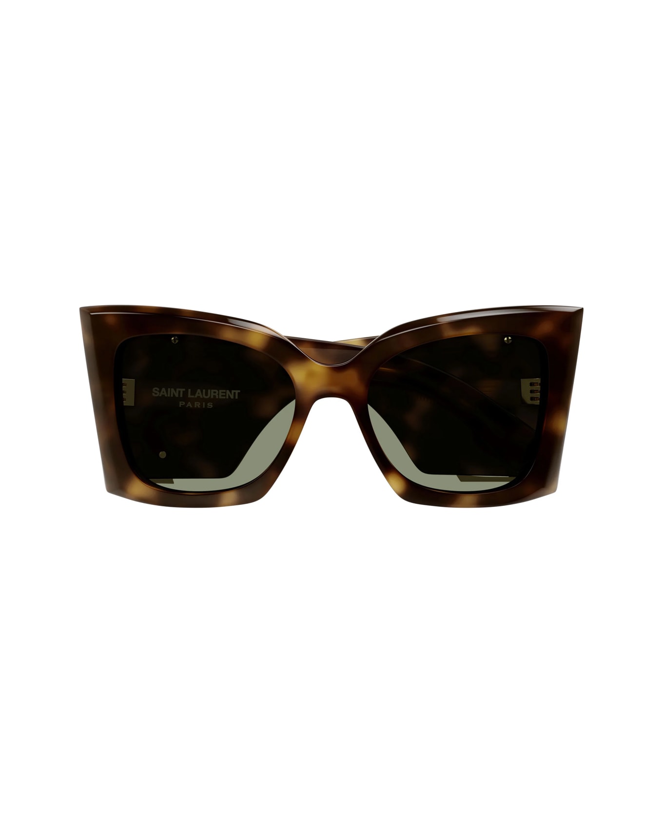 Saint Laurent Eyewear Saint Laurent Sl M119 Blaze 002 Havana Green Sunglasses - Marrone