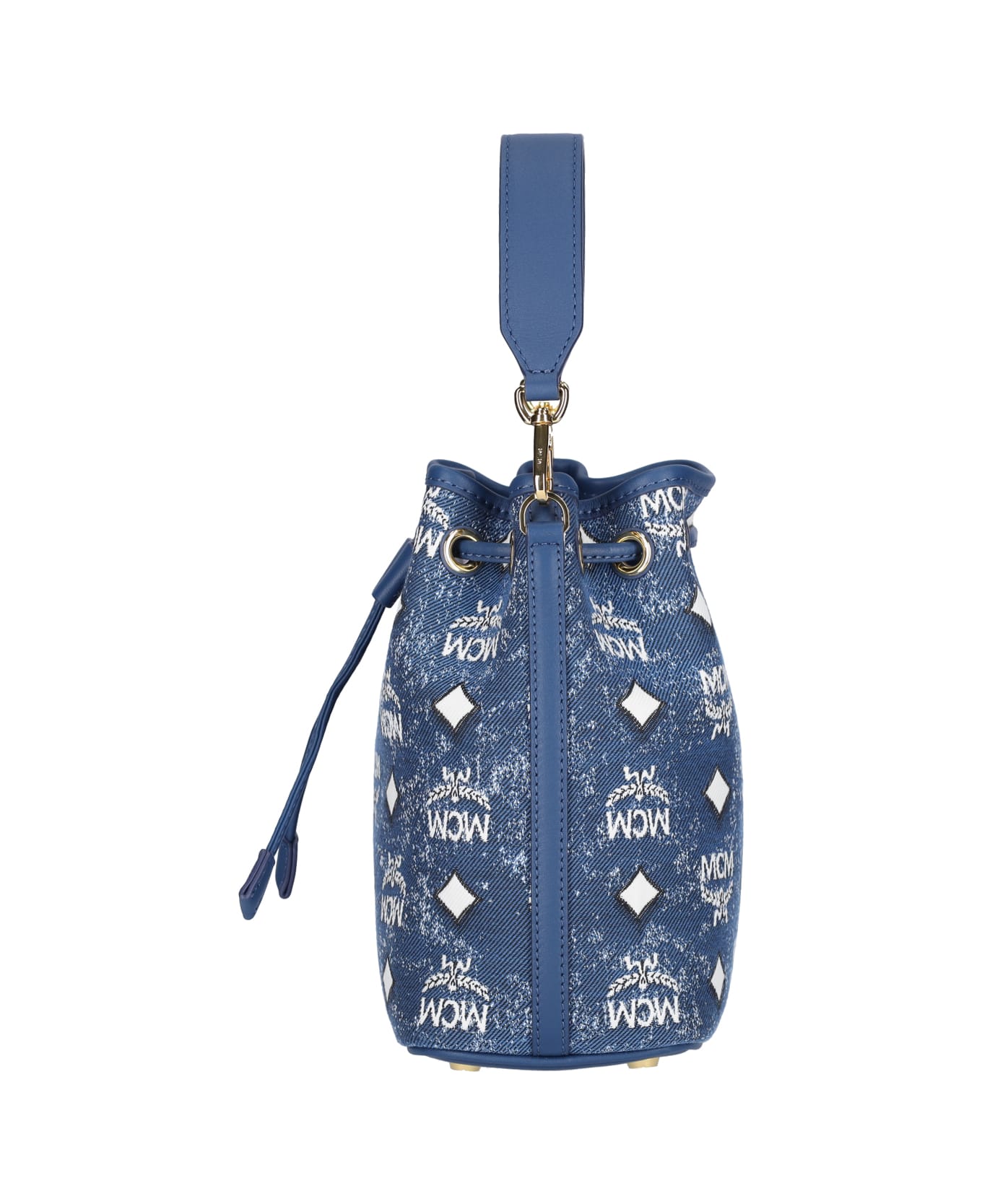 MCM Dessau Bucket Bag - Blue