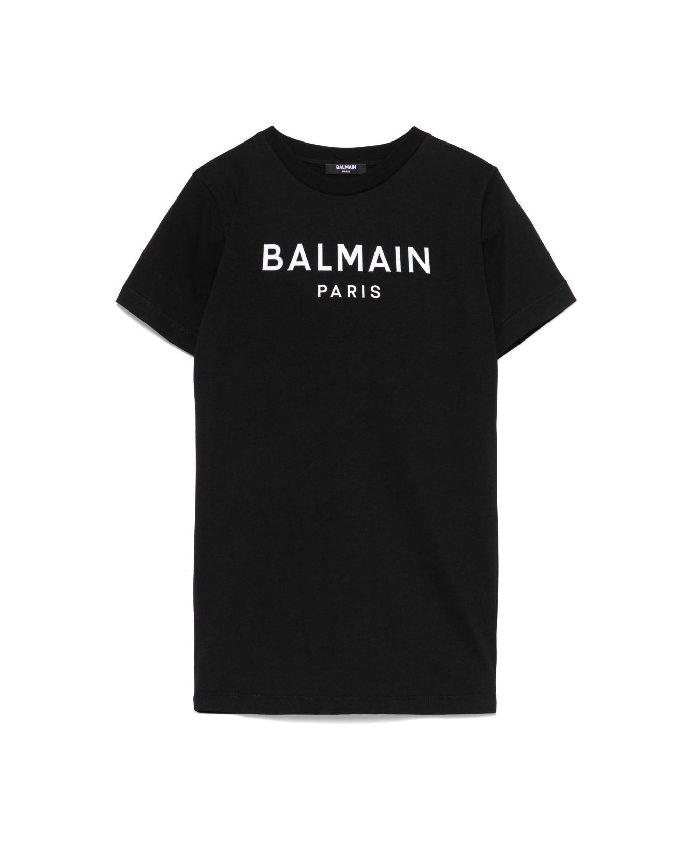 Balmain Abito Con Logo - Black