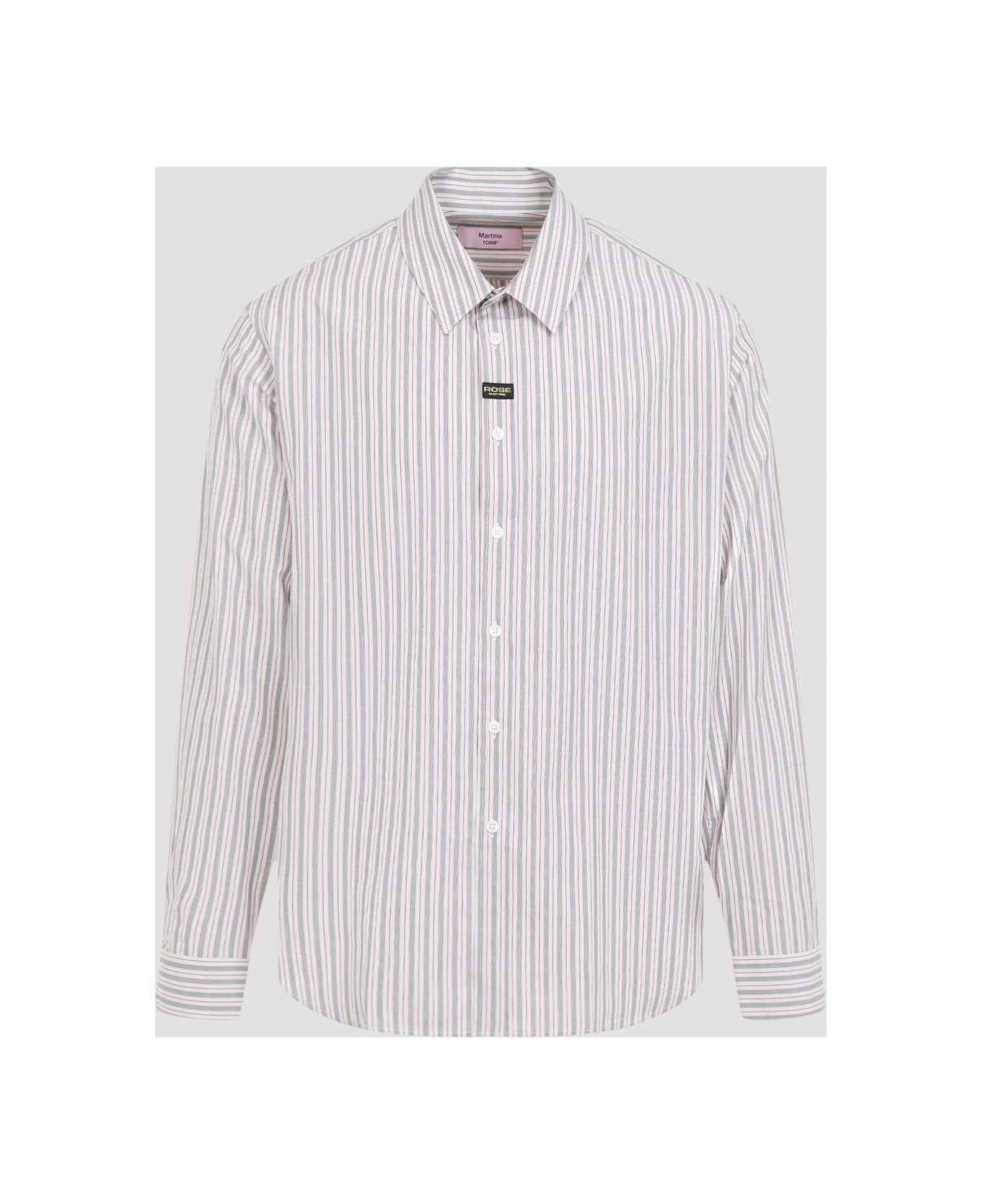 Martine Rose Martin Rose Classic Shirt - Redwht Red White