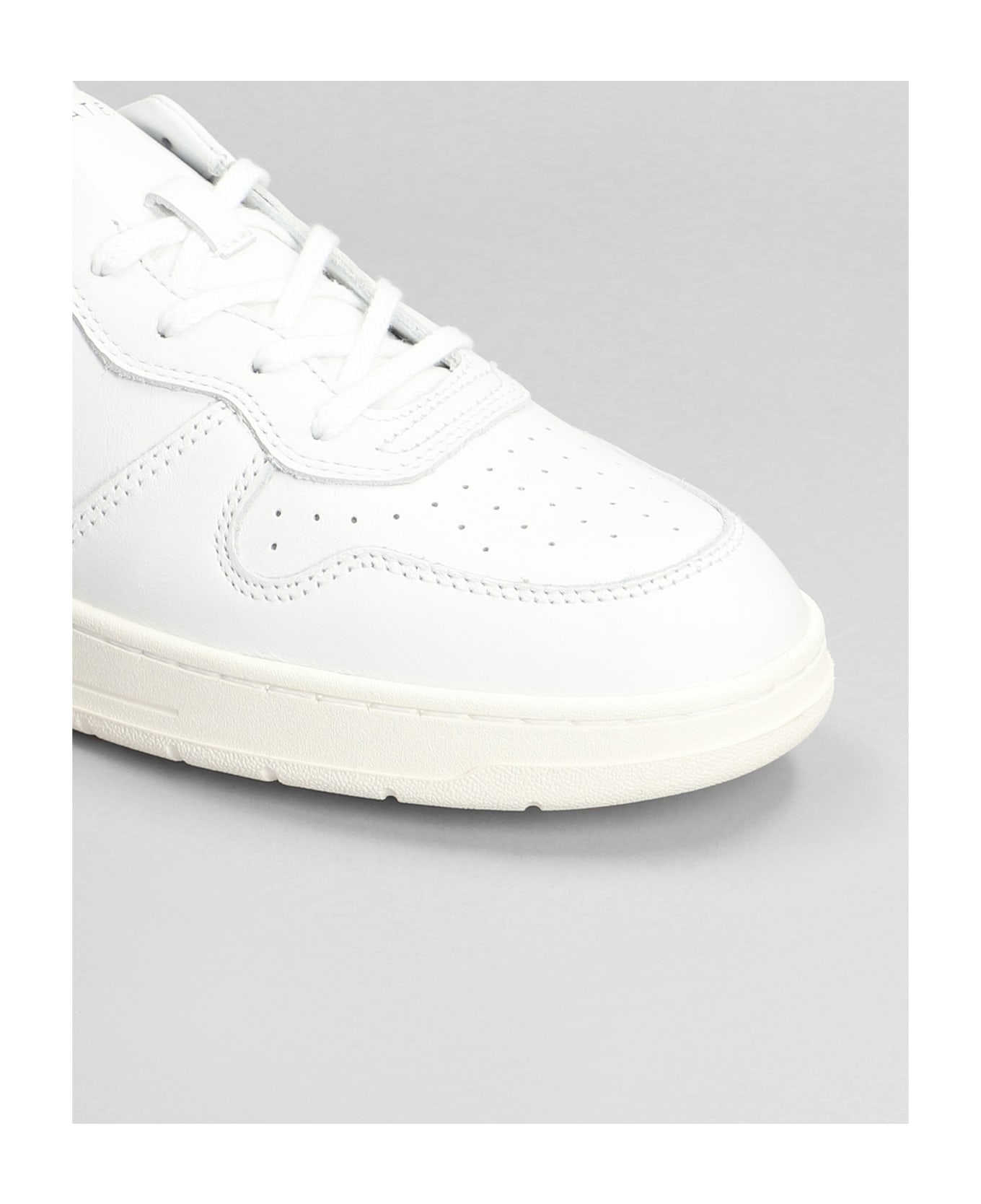 D.A.T.E. Court Sneakers In White Leather - Bianco スニーカー