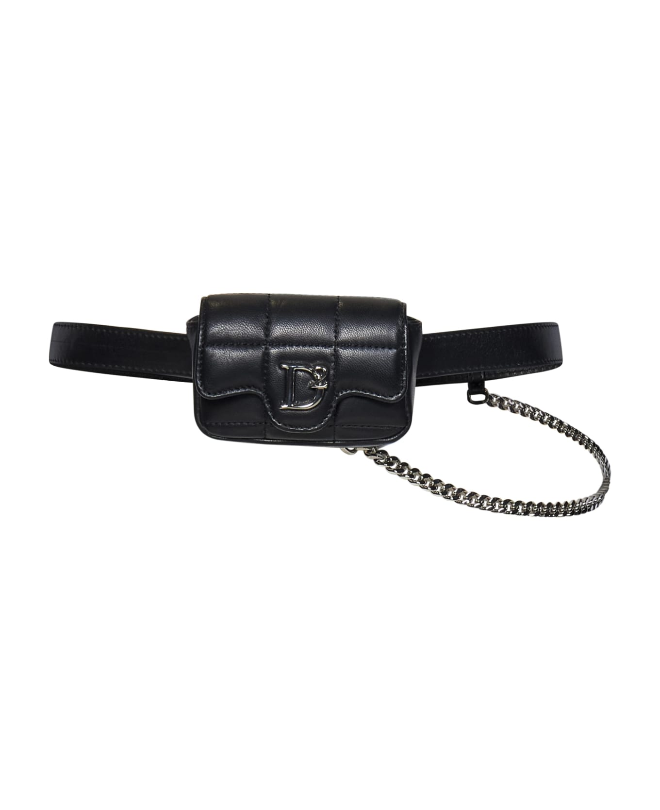 Dsquared2 D2 Statement Soft Mini Belt Bag - Black
