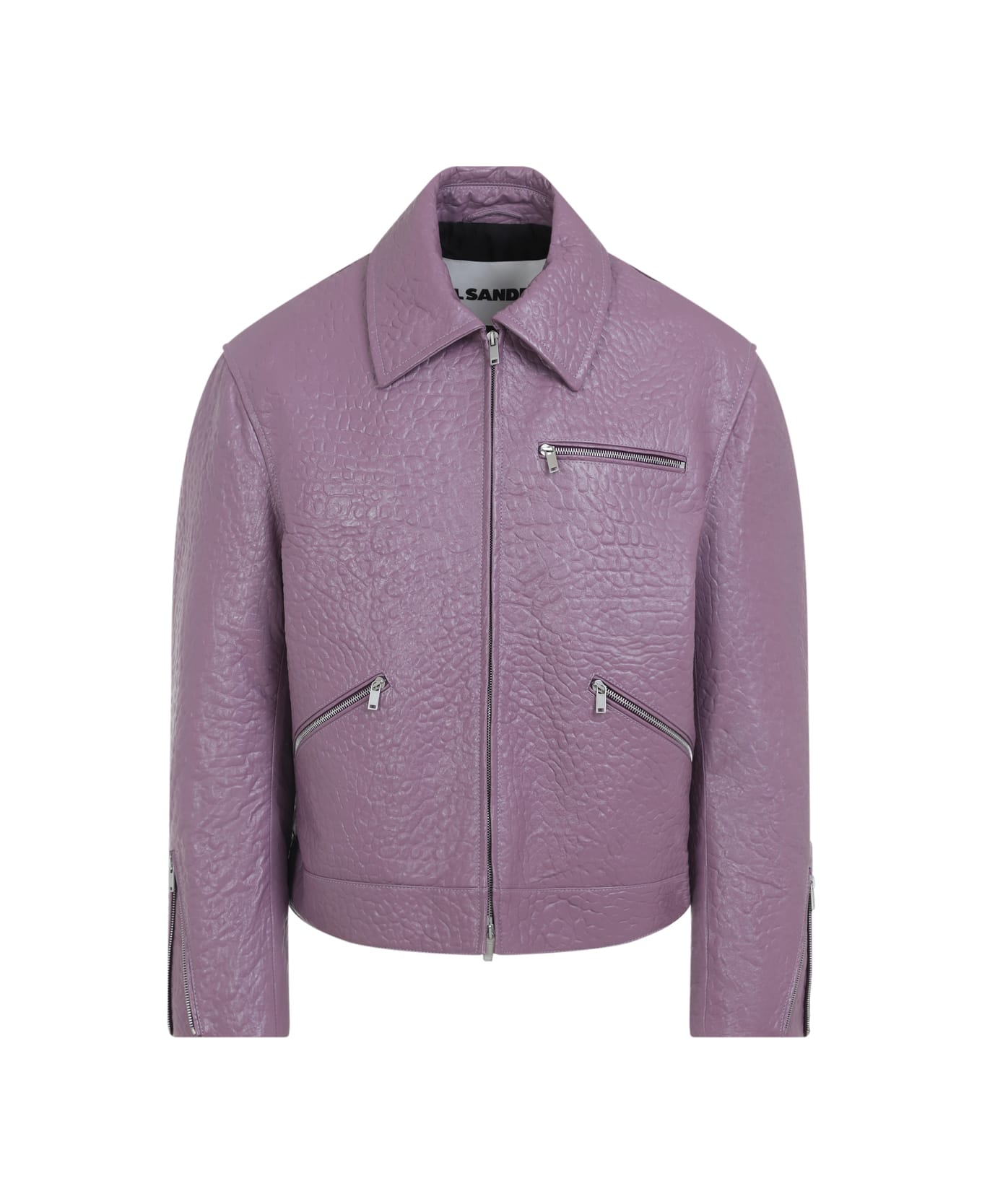 Jil Sander Ovine Leather Jacket - Wisteria