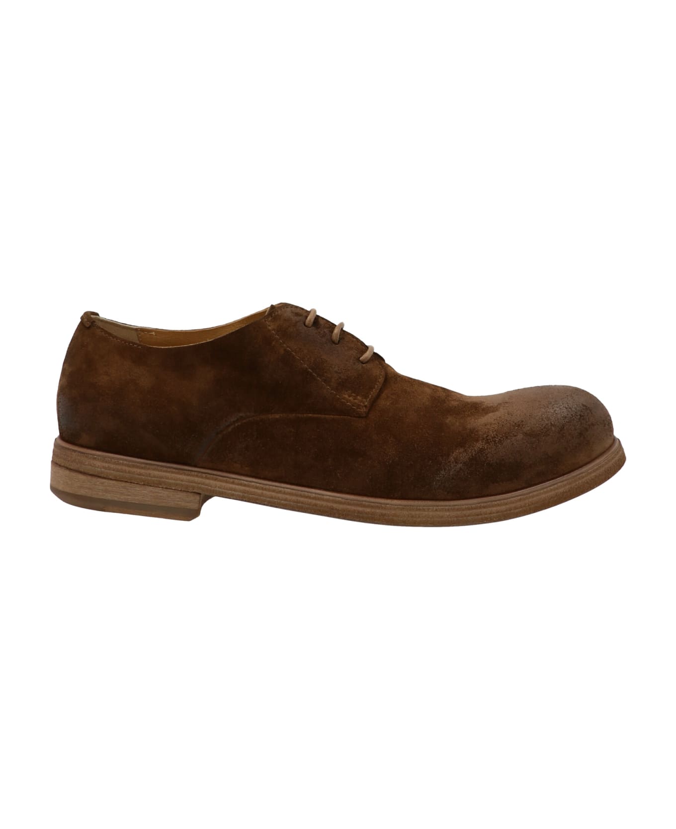 Marsell 'zucca Media Derby Shoes - Brown フラットシューズ