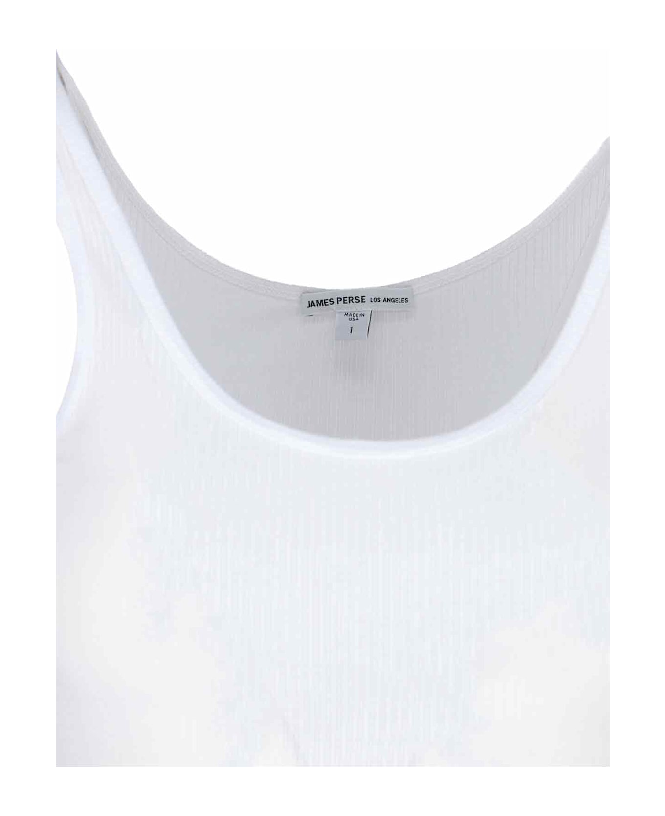 James Perse Classic Tank Top - White