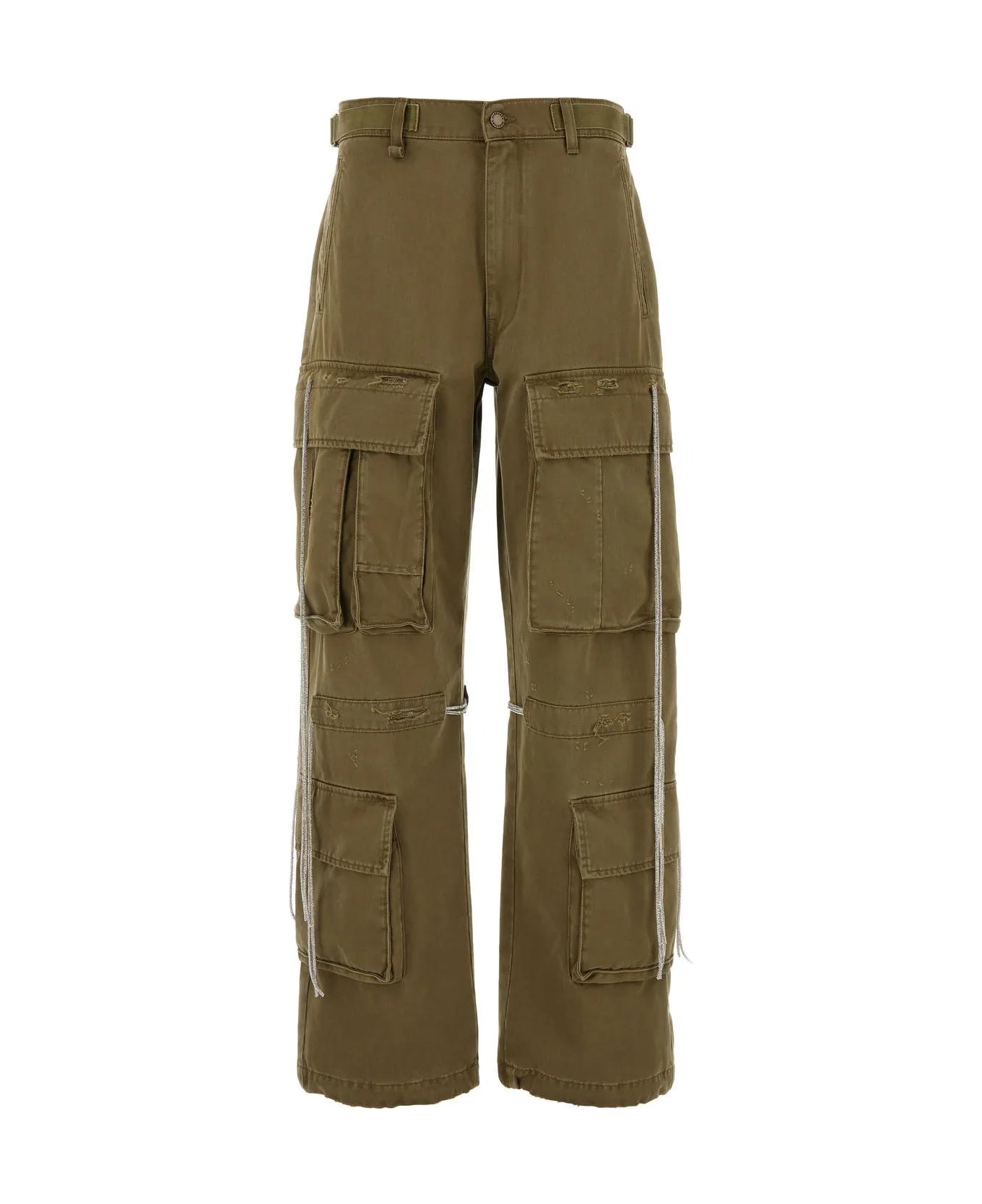 DARKPARK Army Green Cotton Lavy Julian Cargo Pant - Green ボトムス