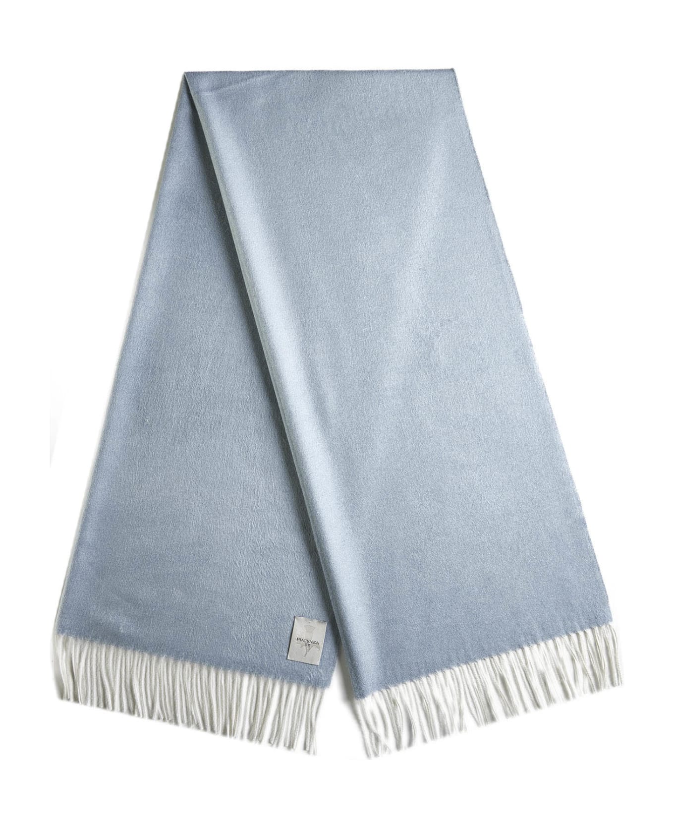 Piacenza Cashmere Scarf - Lt blue/ lt grey スカーフ
