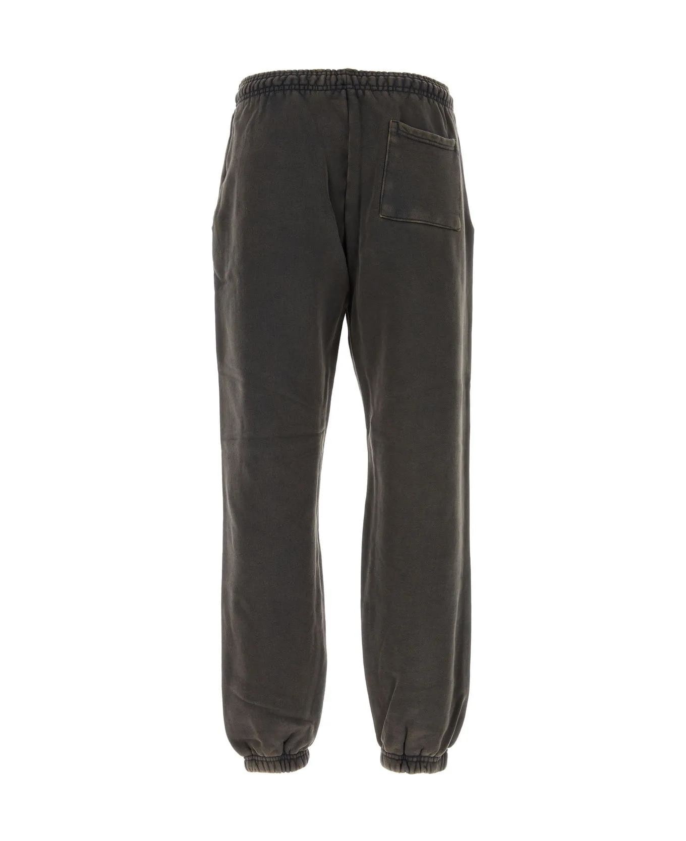 Entire Studios Charcoal Cotton Joggers - Black