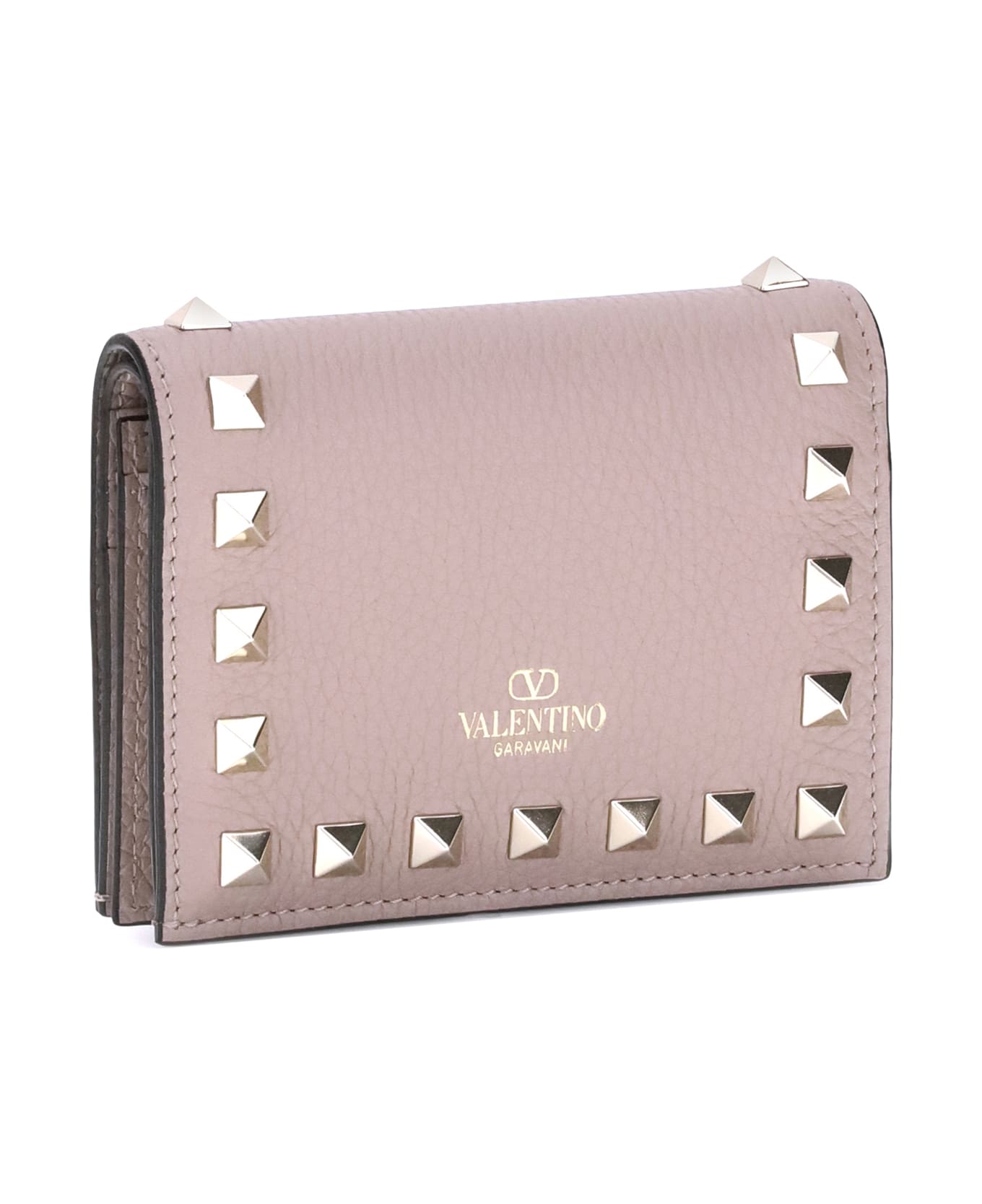 Valentino Garavani Rockstud Leather Wallet