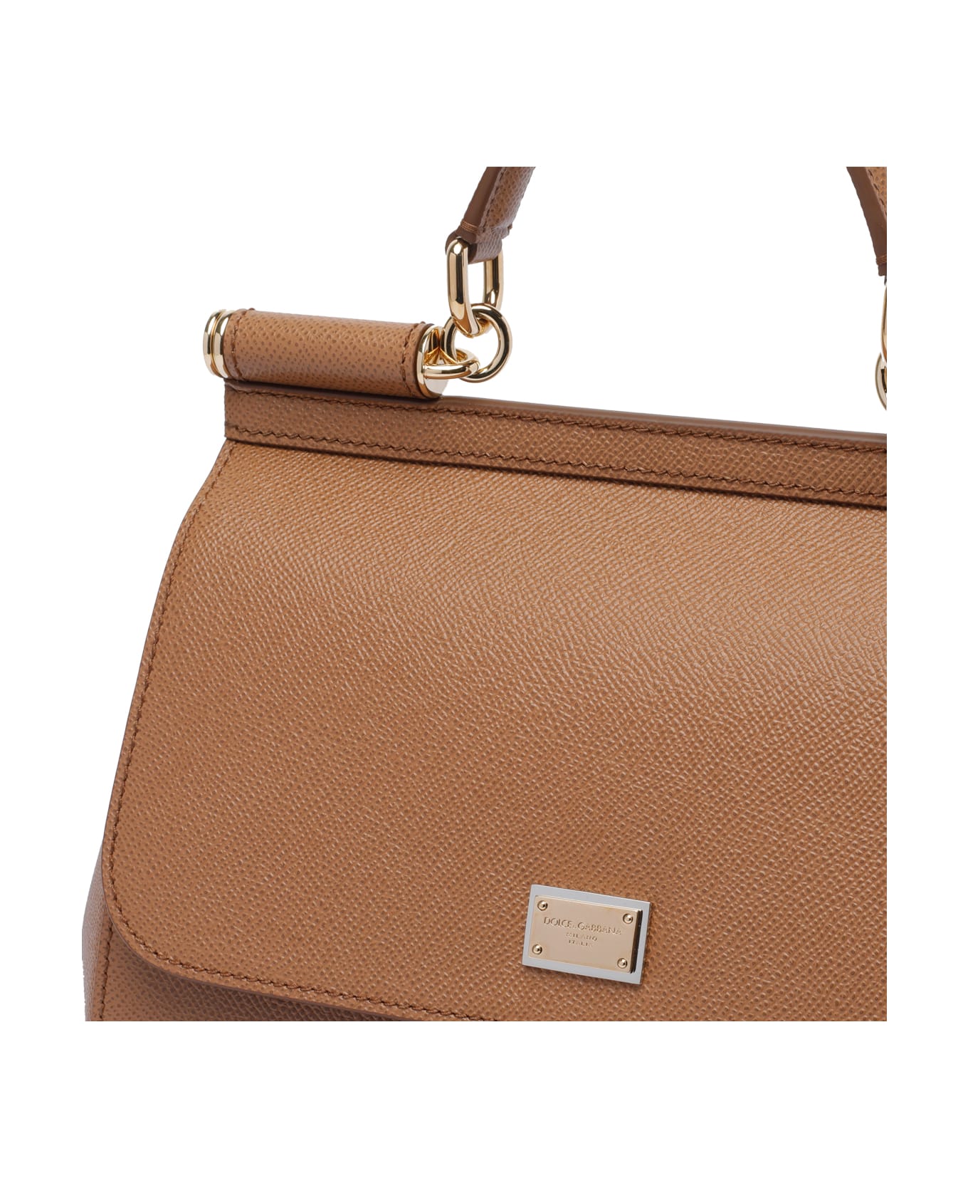 Dolce 
Gabbana Big Sicily Handbag - Brown