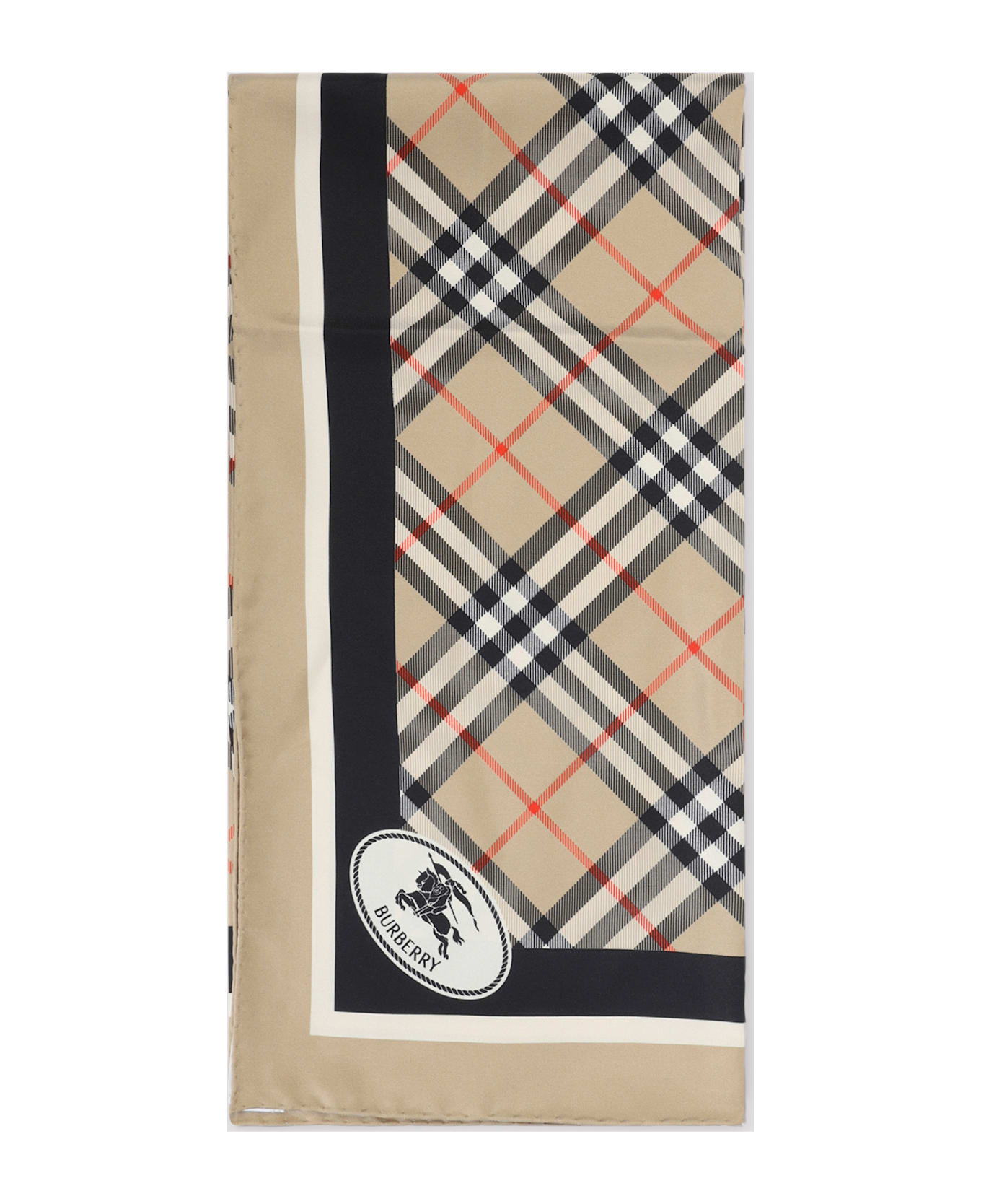 Burberry Check Scarf - Sand
