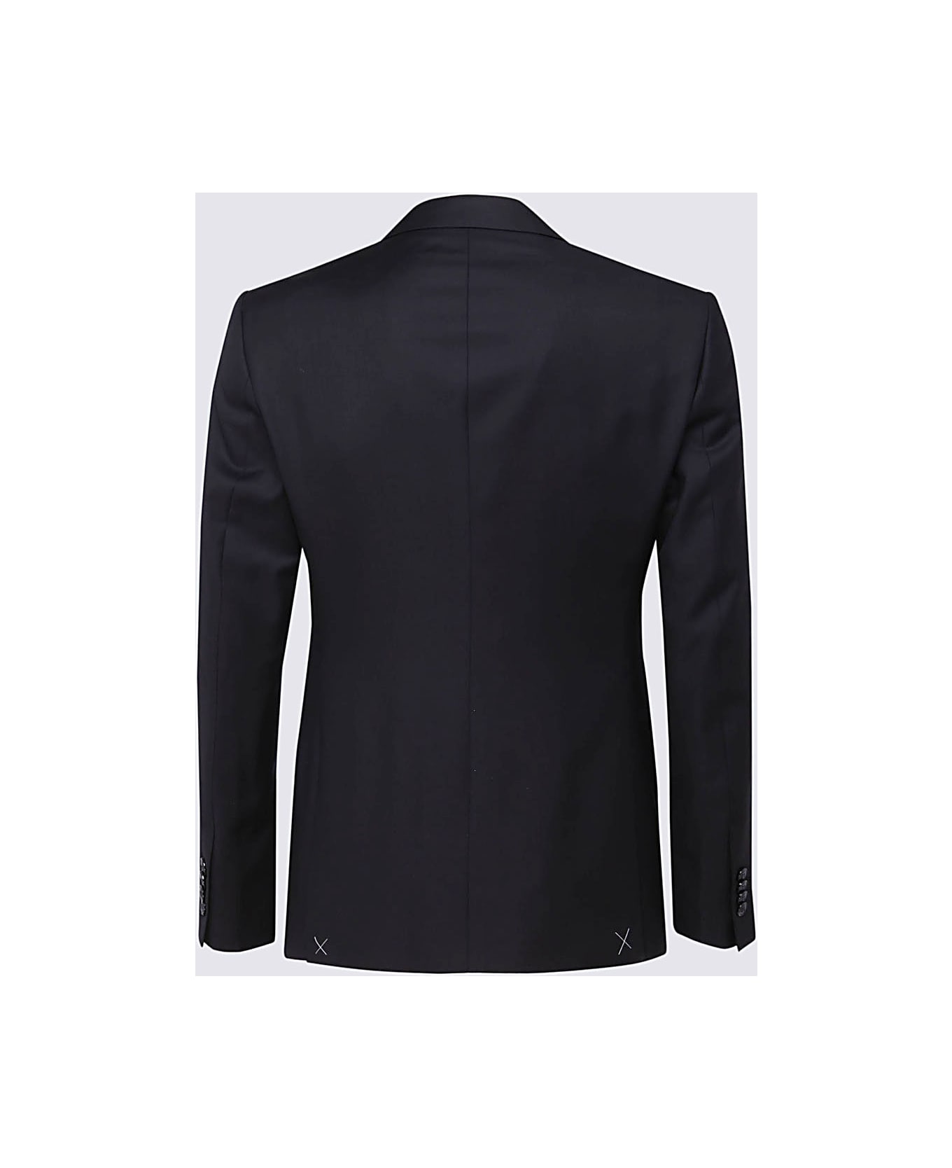 Giorgio Armani Dark Blue Wool Suits - Blue スーツ