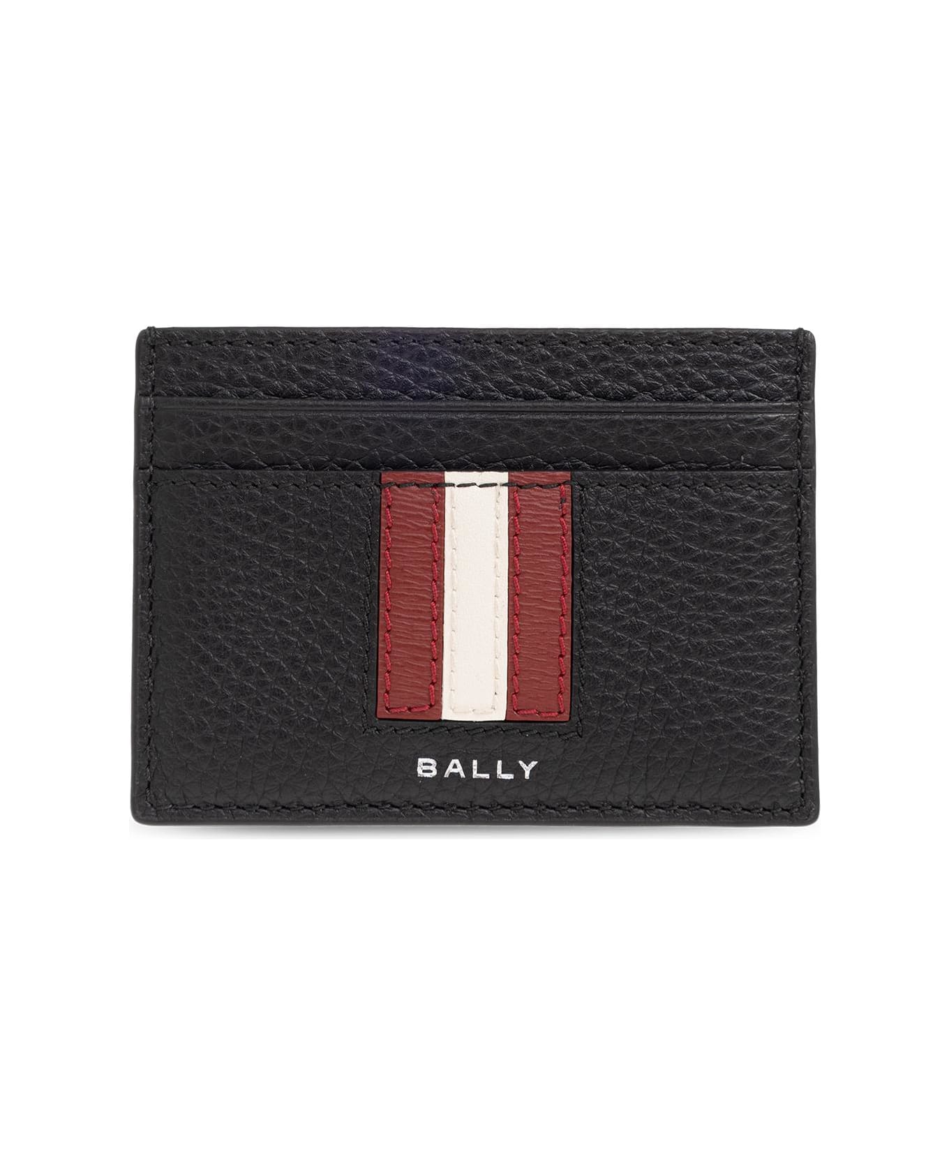 Bally Card Case With Logo - Black