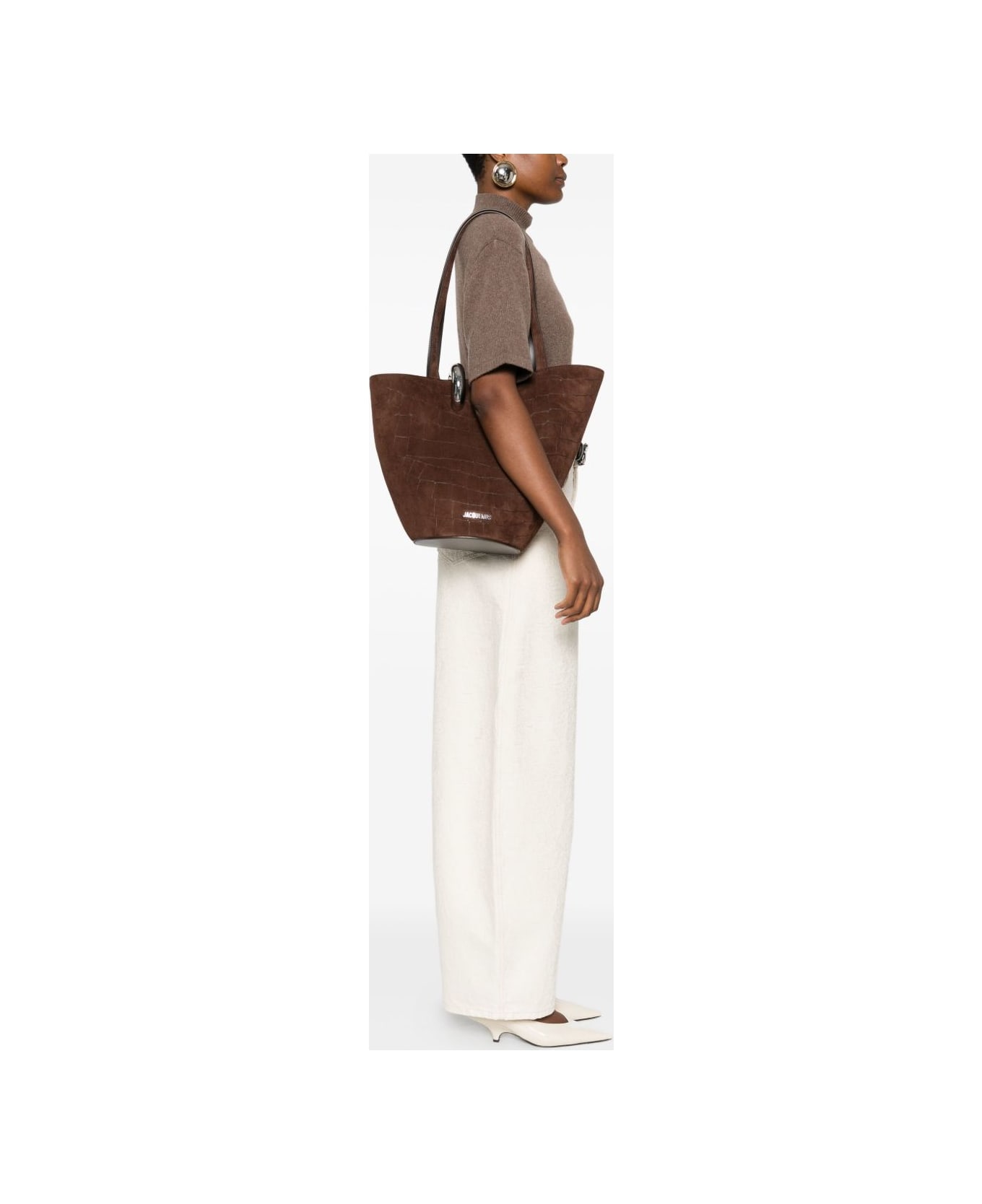 Jacquemus Le Bambola Moyen Bucket Bag - Brown