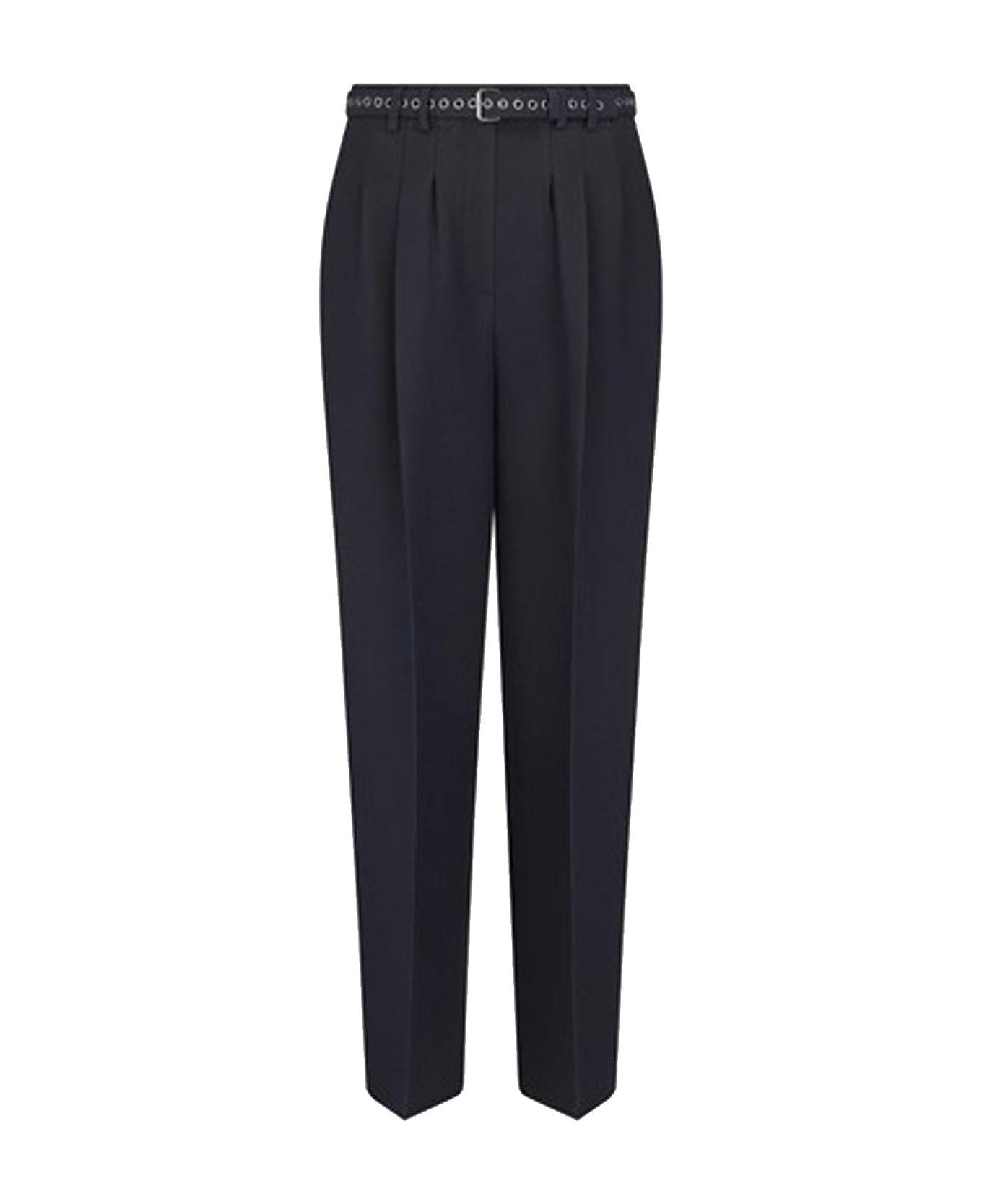 Dior Wool And Silk Pants - Black