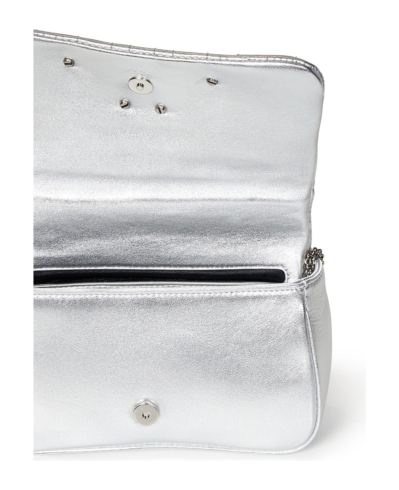 Alexander McQueen Mini Seal Shoulder Bag - Silver