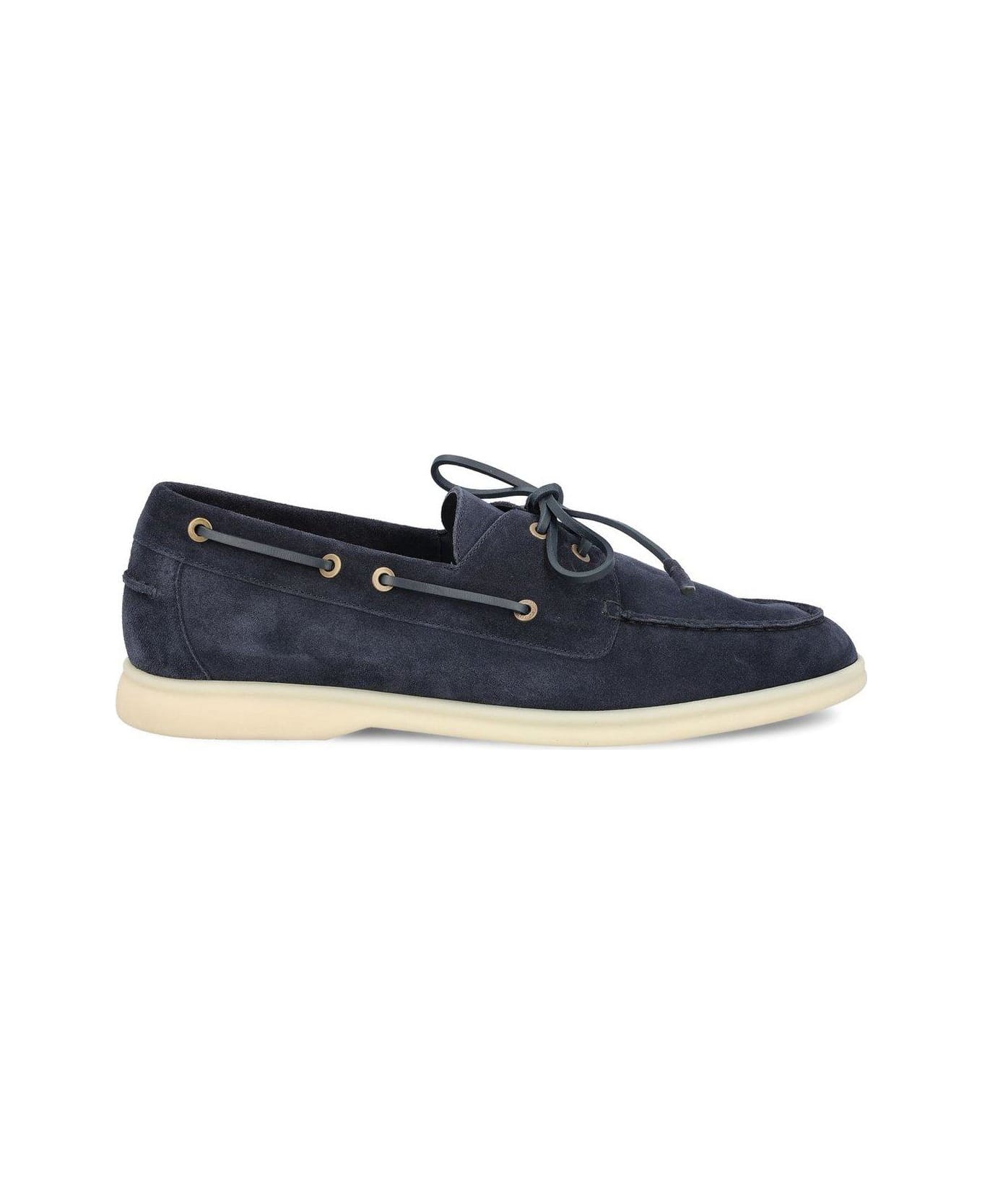 Loro Piana Sea-sail Walk Loafers - Blue navy