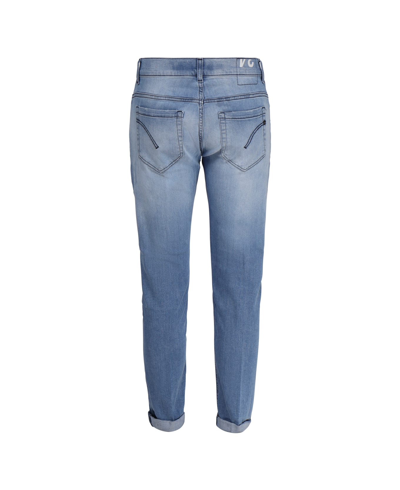 Dondup Skinny George Jeans In Stretch Denim - Blu