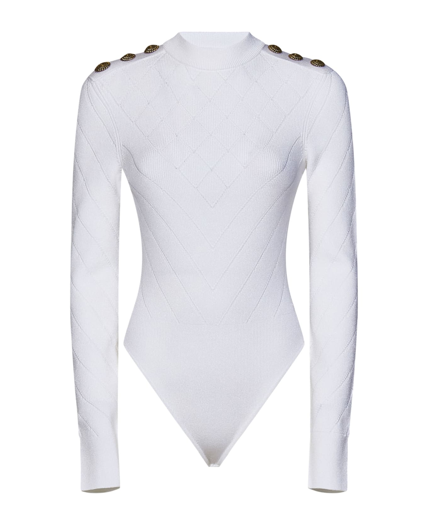 Balmain Paris Bodysuit - White