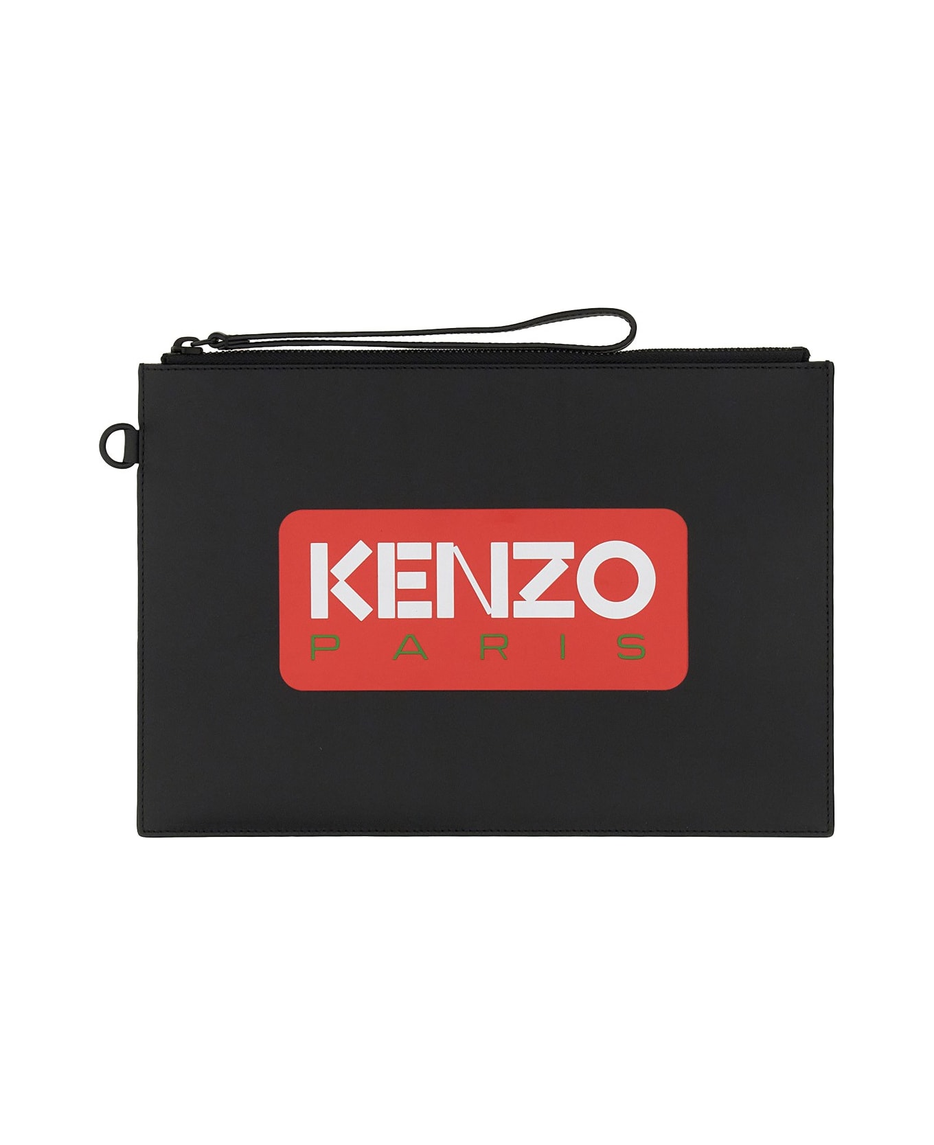 Kenzo Clutch With Logo - NERO