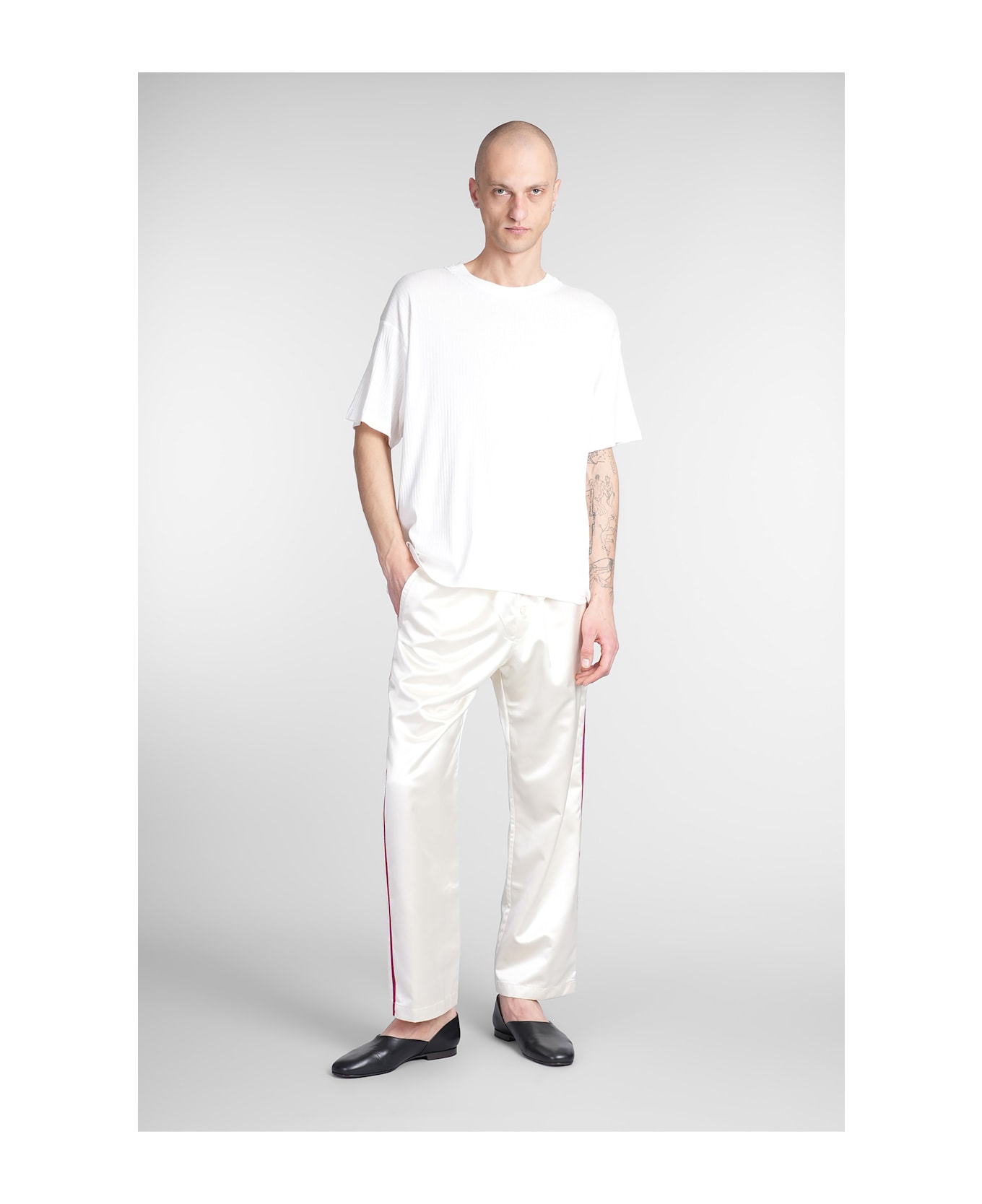 Bode T-shirt In White Cotton - white