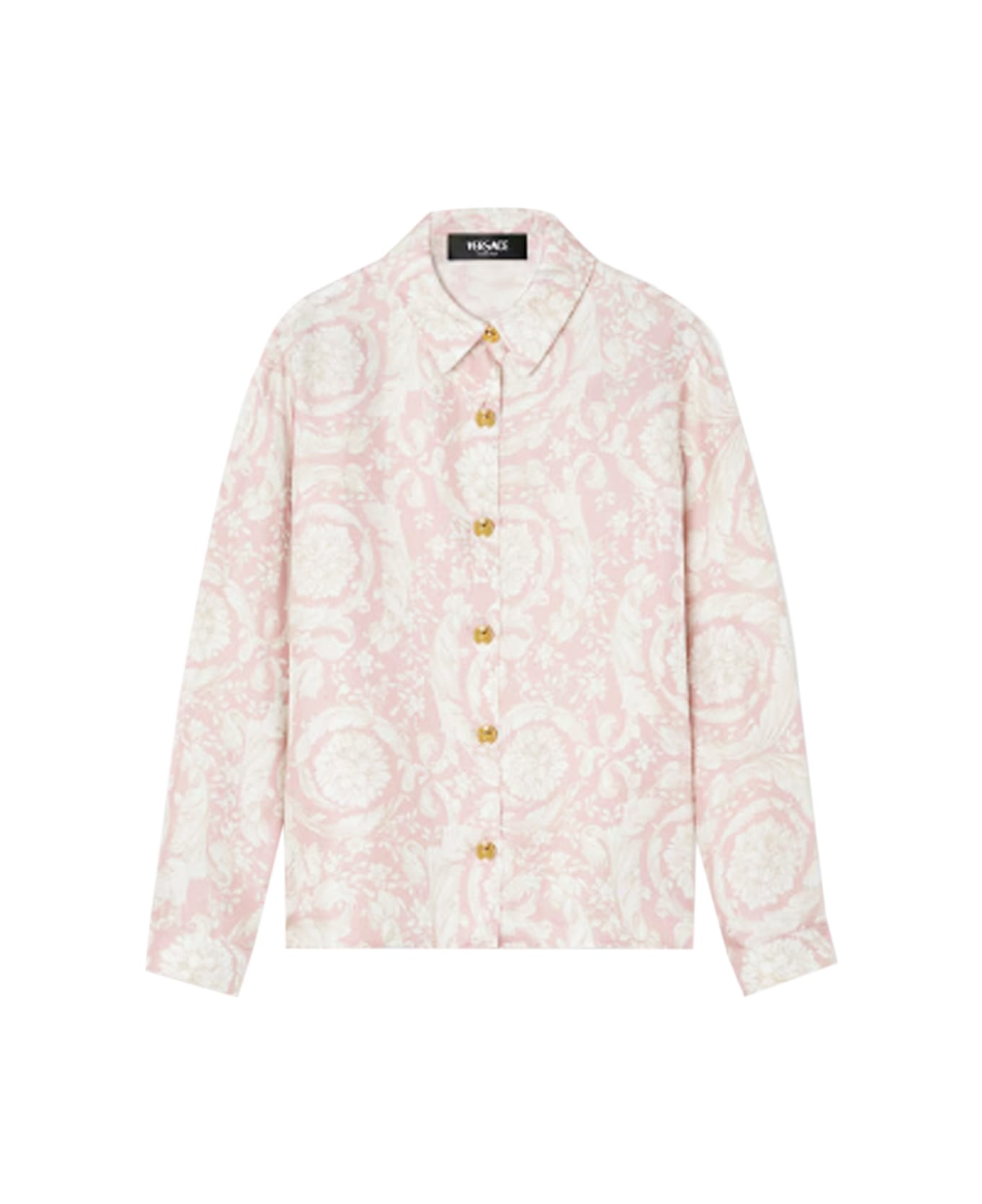 Versace Shirt - Rosa/avorio