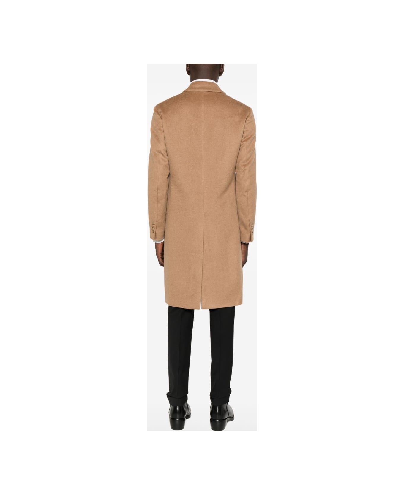 Lardini Beige Coat Double-breasted - Beige