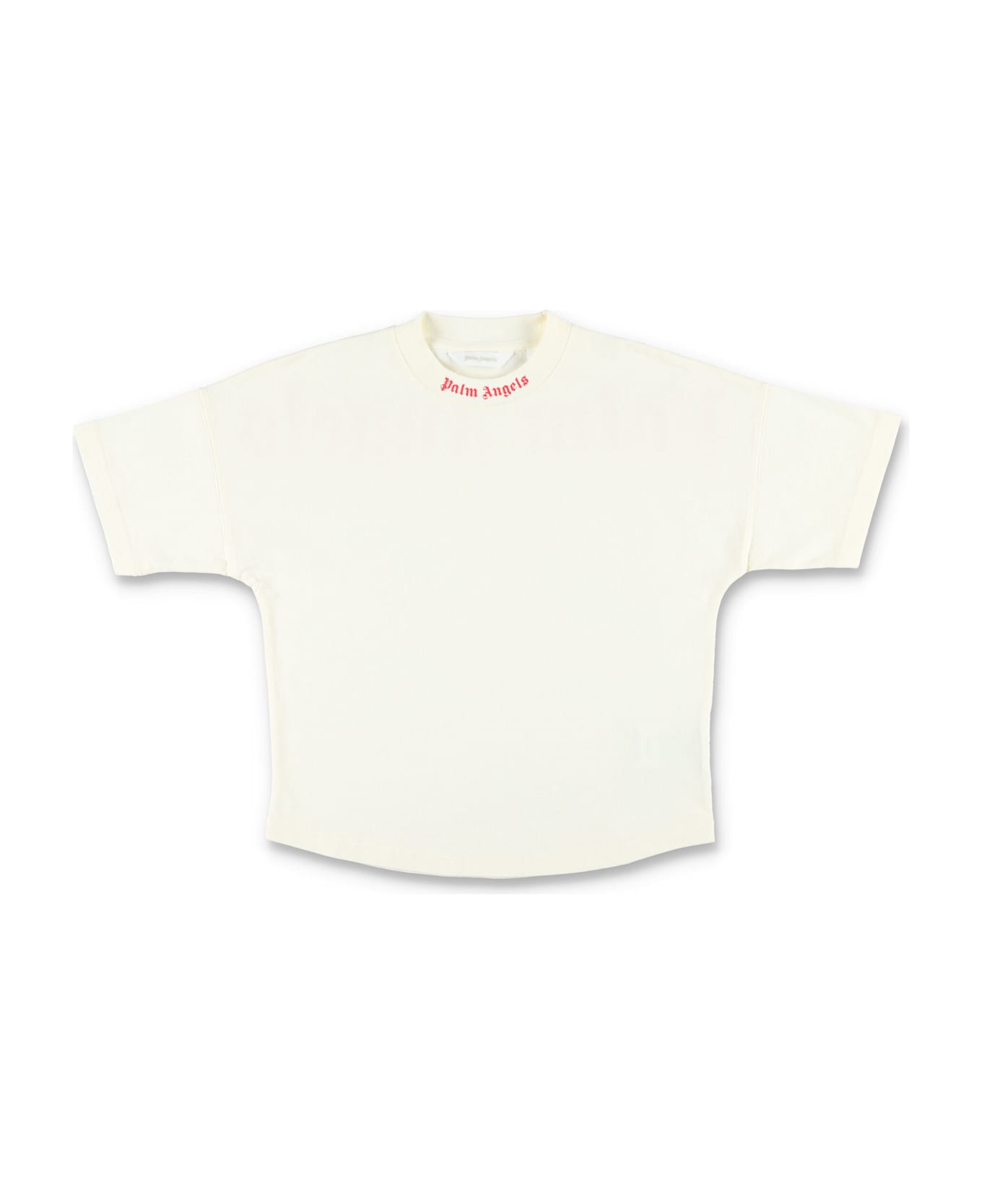 Palm Angels Kid - Classic Overlogo T-shirt - BUTTER