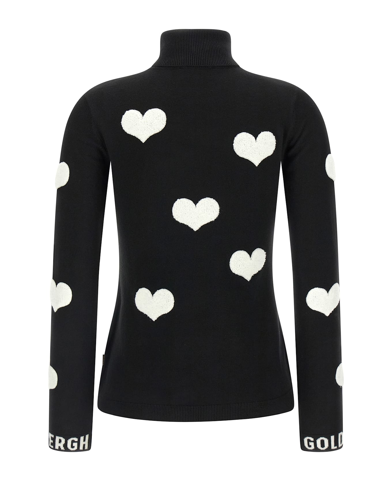 Goldbergh 'bacio' Turtleneck Sweater - White/Black