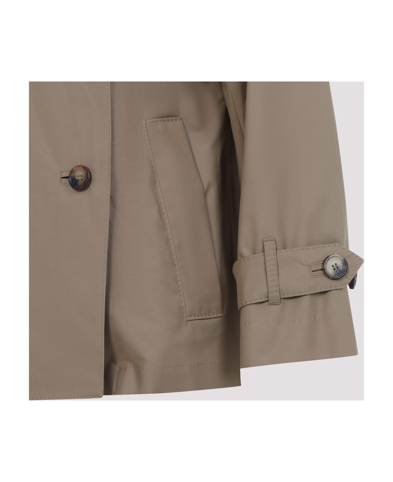 Max Mara The Cube Zeno Short Trench - Spring Camel