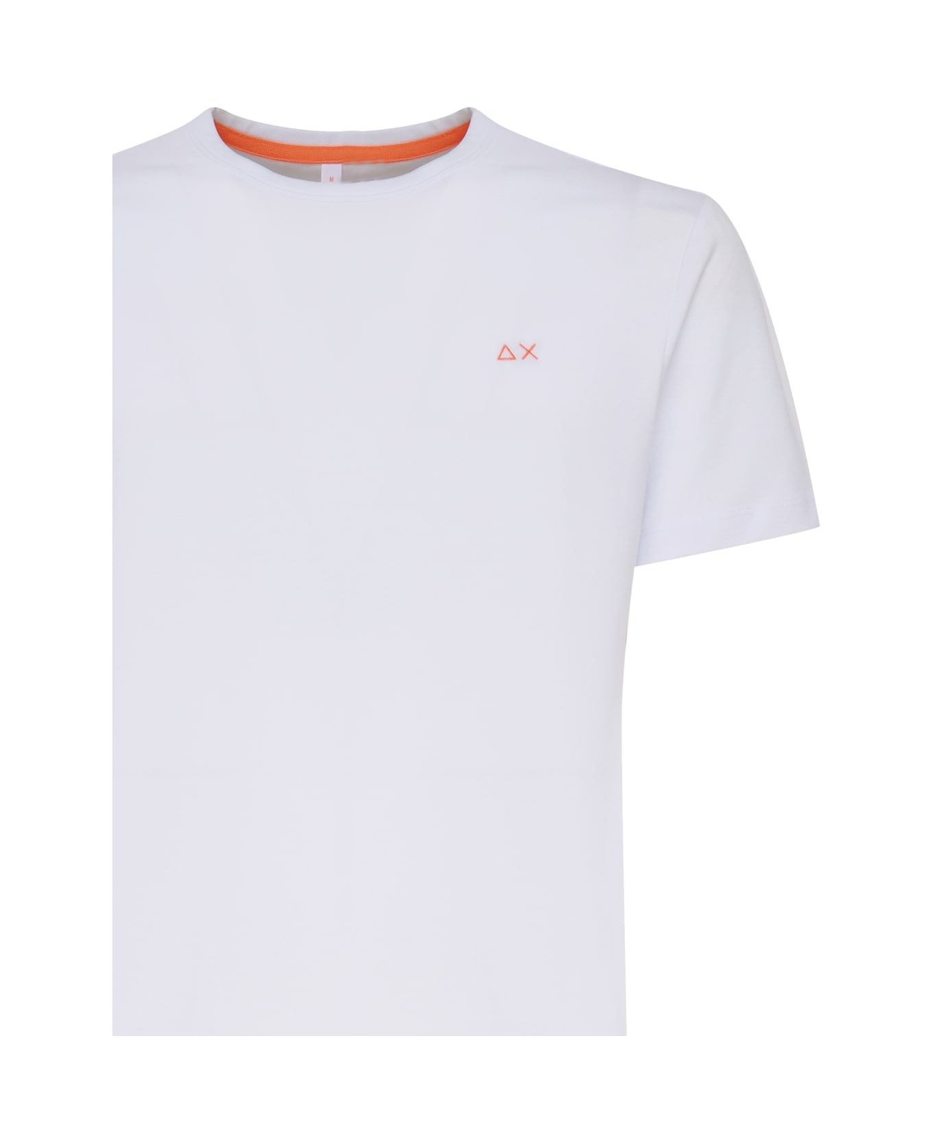 Sun 68 T-shirt With Logo - White シャツ