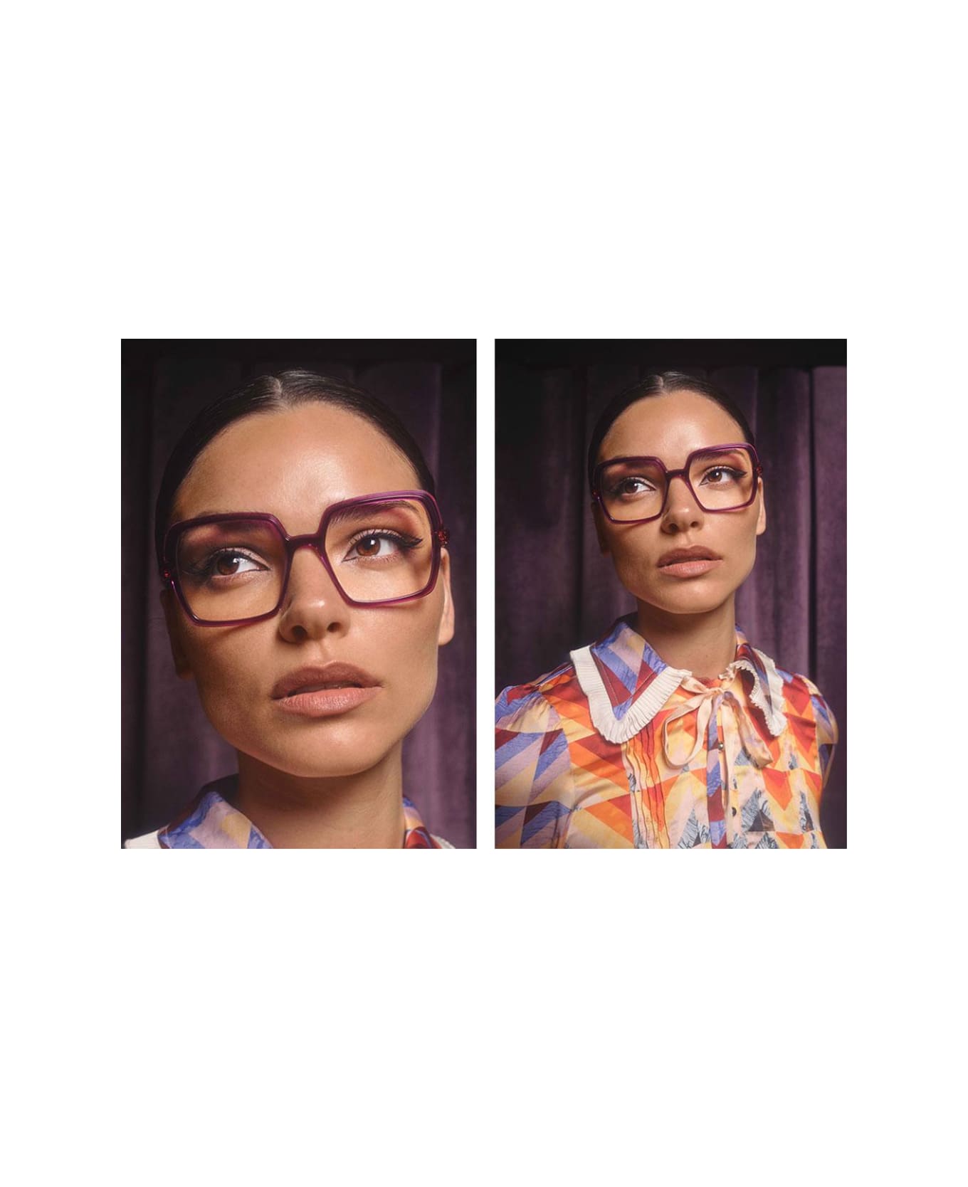 Caroline Abram Kacey 263 Glasses - Viola アイウェア