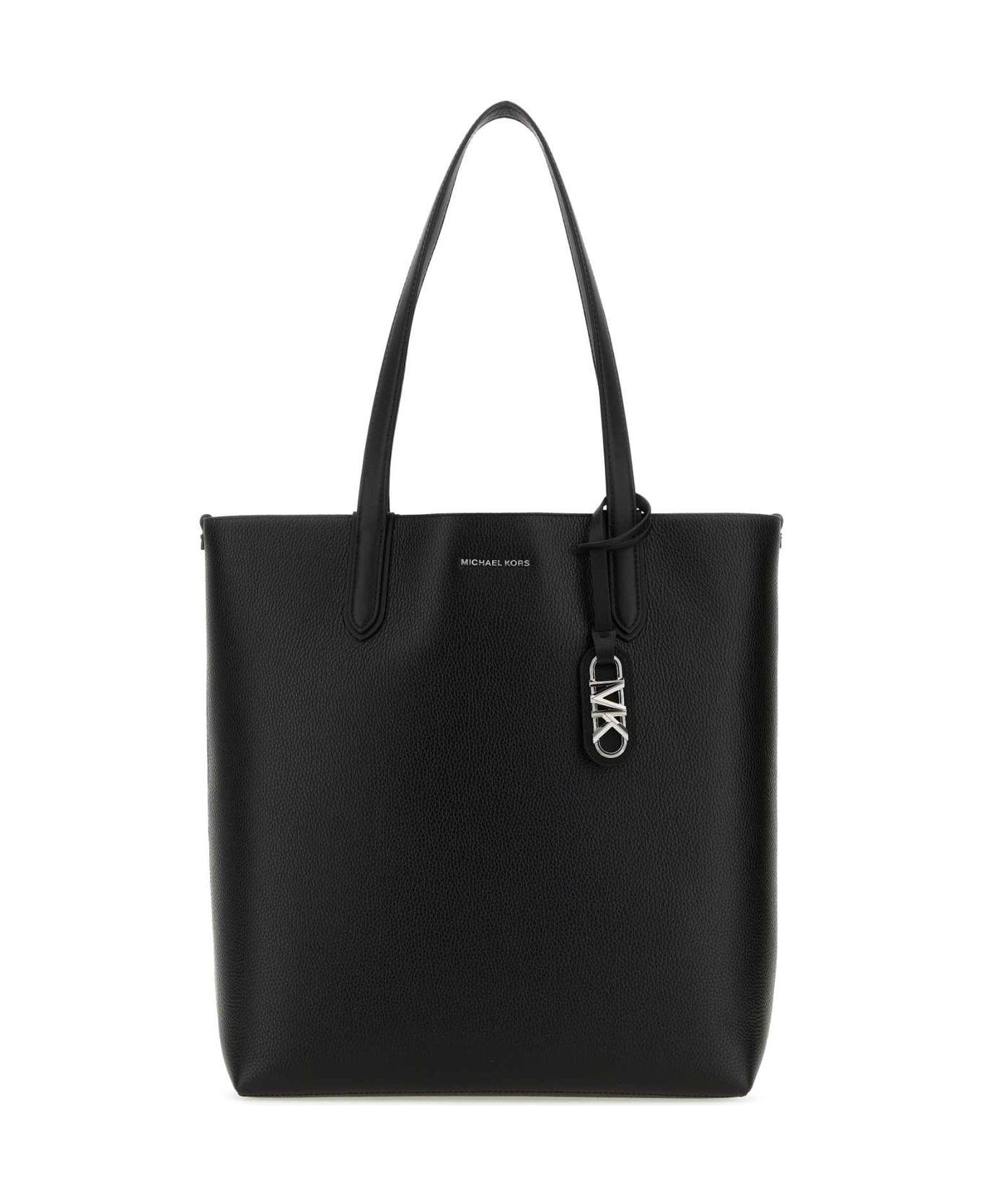 Michael Kors Eliza Xl Logo Plaque Tote Bag - Black