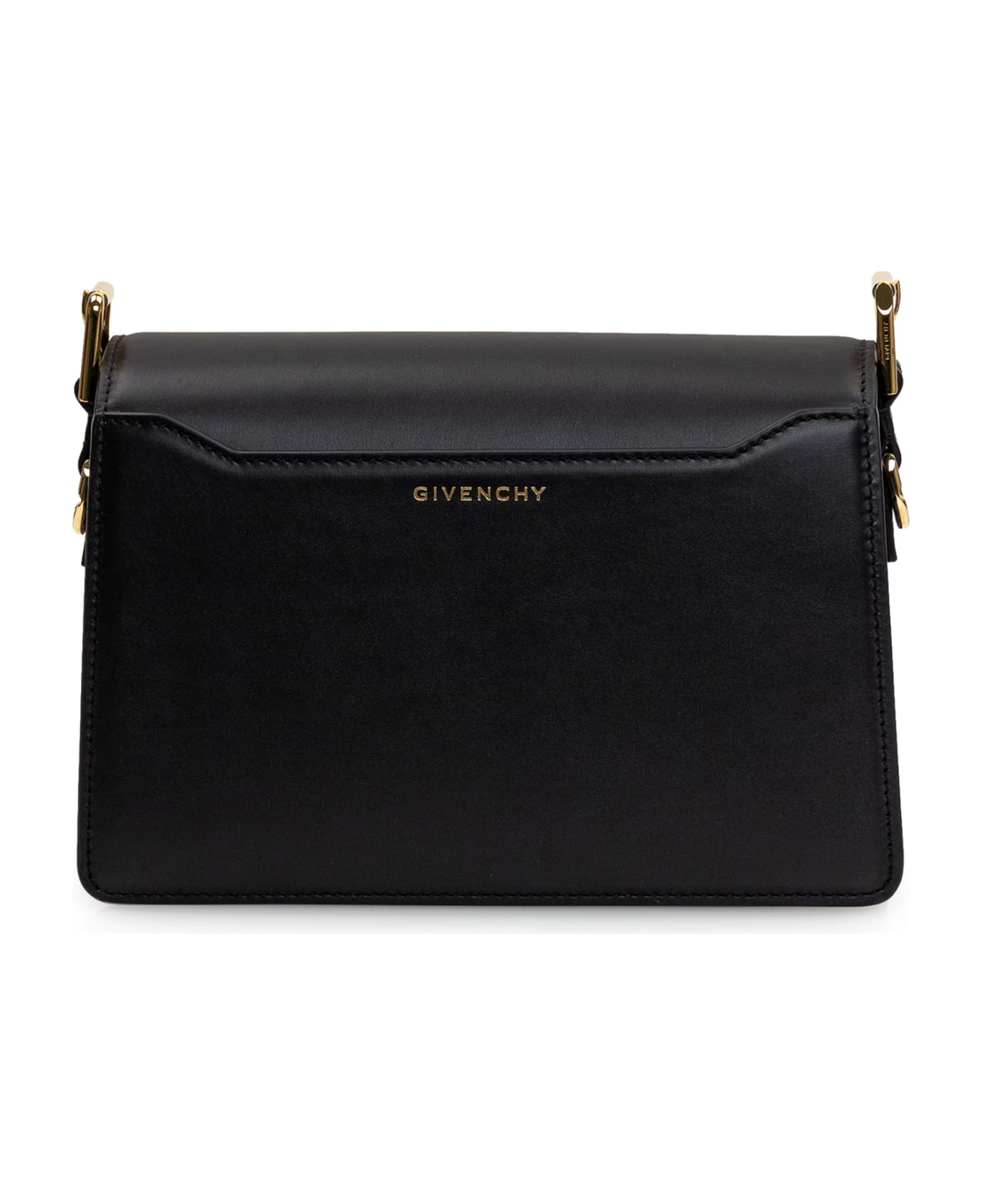 Givenchy 4g Crossbody Medium Bag In Black Box Leather - Black ショルダーバッグ