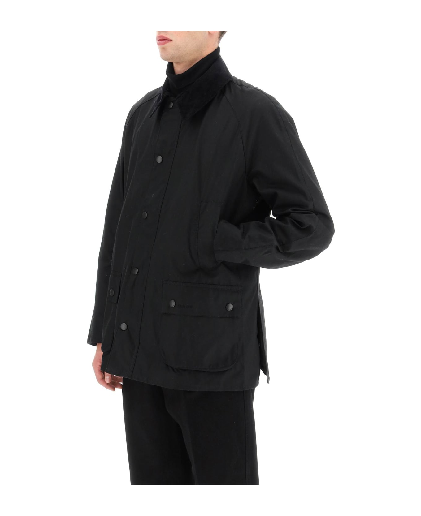 Barbour Ashby Waxed Jacket - BLACK CLASSIC (Black)