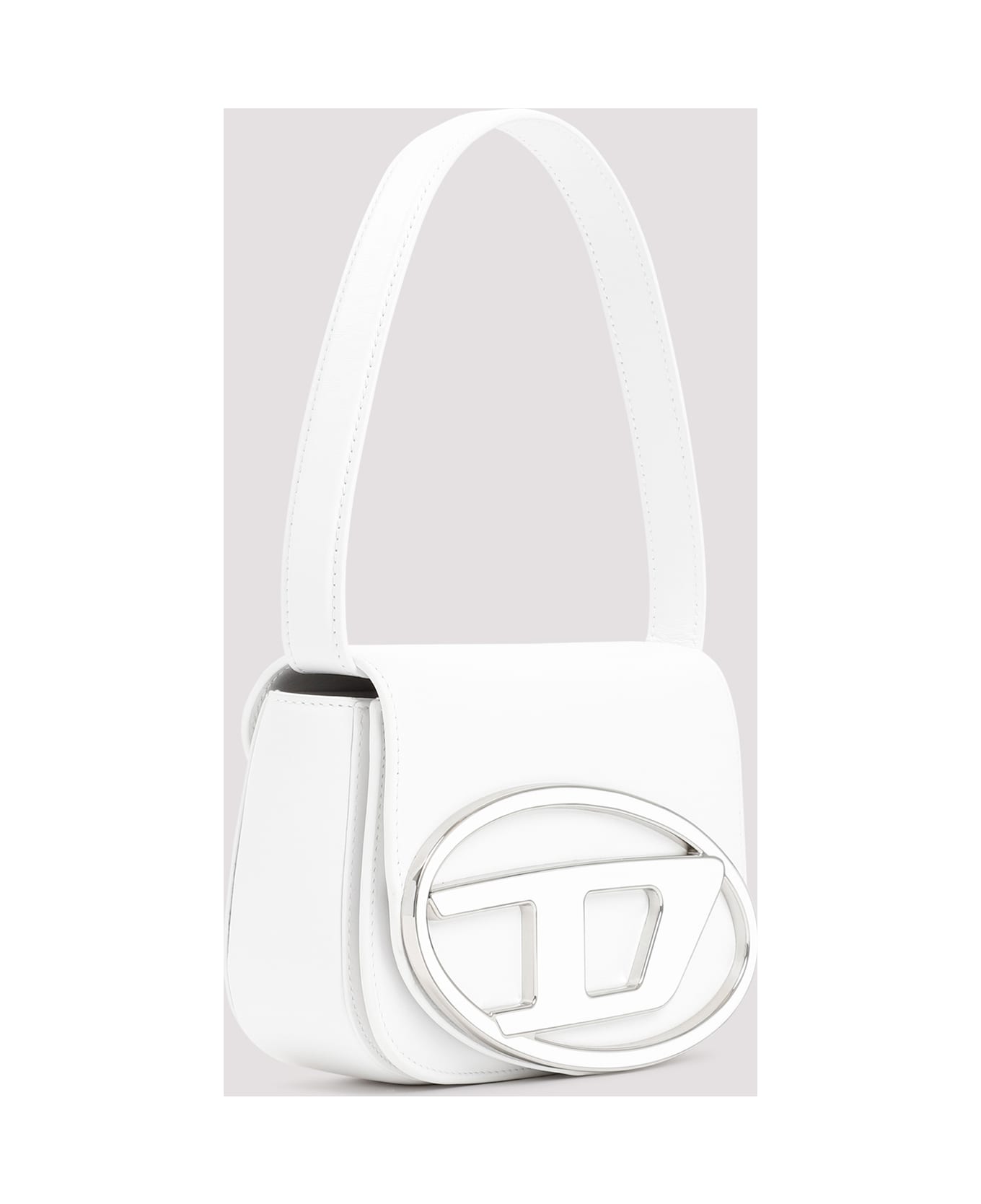 Diesel 1dr Leather Handbag - White