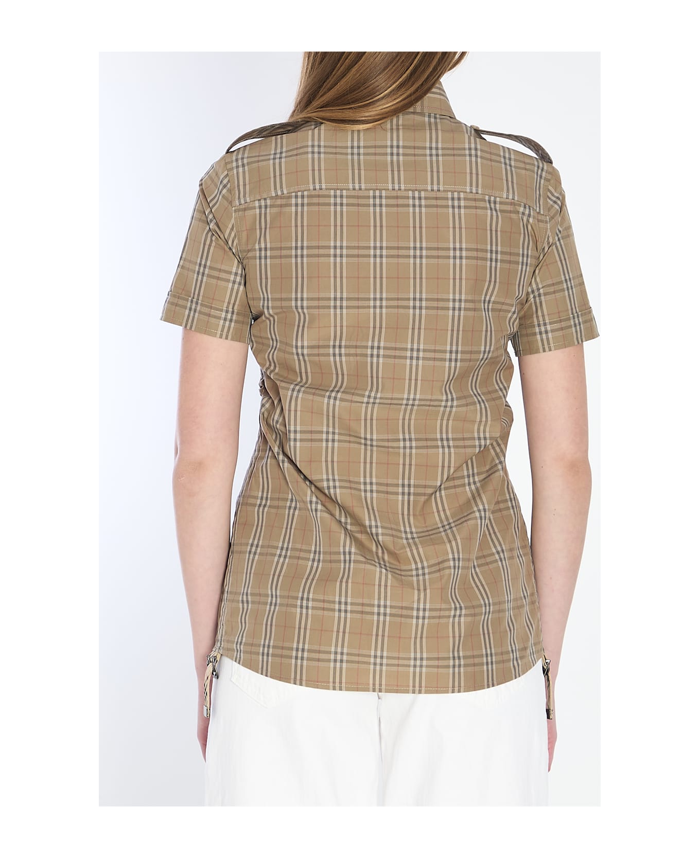 Burberry Check Shirt - BROWN