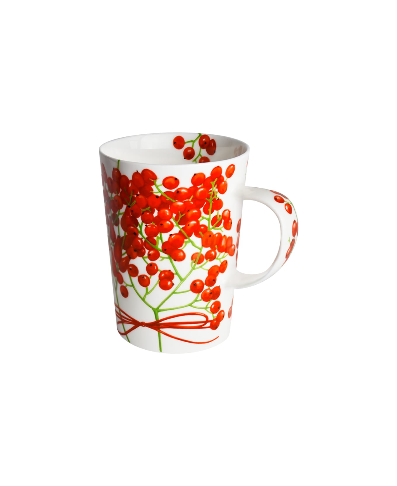 Taitù Set of 2 Mugs - Fil Rouge Bacche Collection - Red