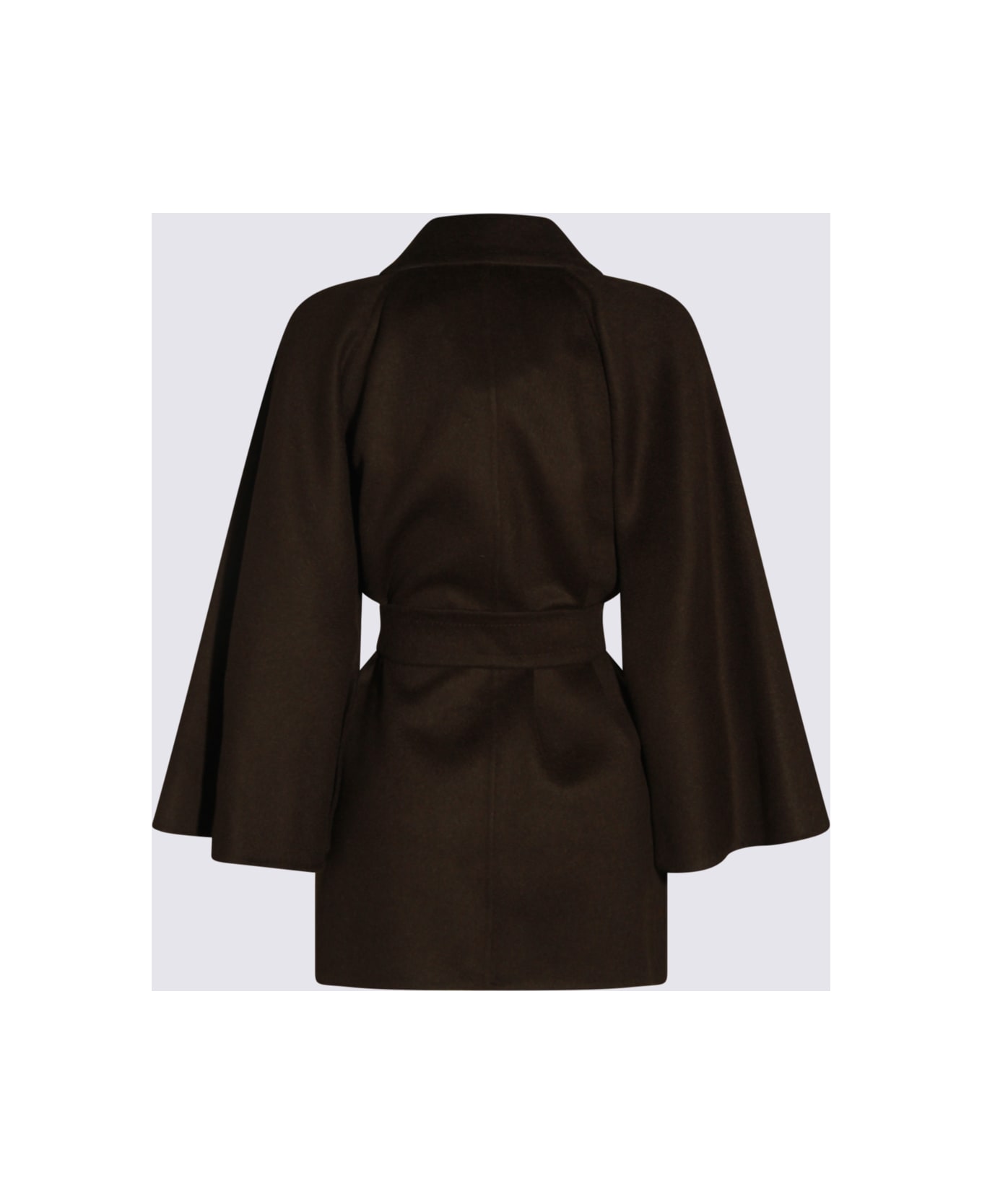 Max Mara Brown Verna Coat - Muschio