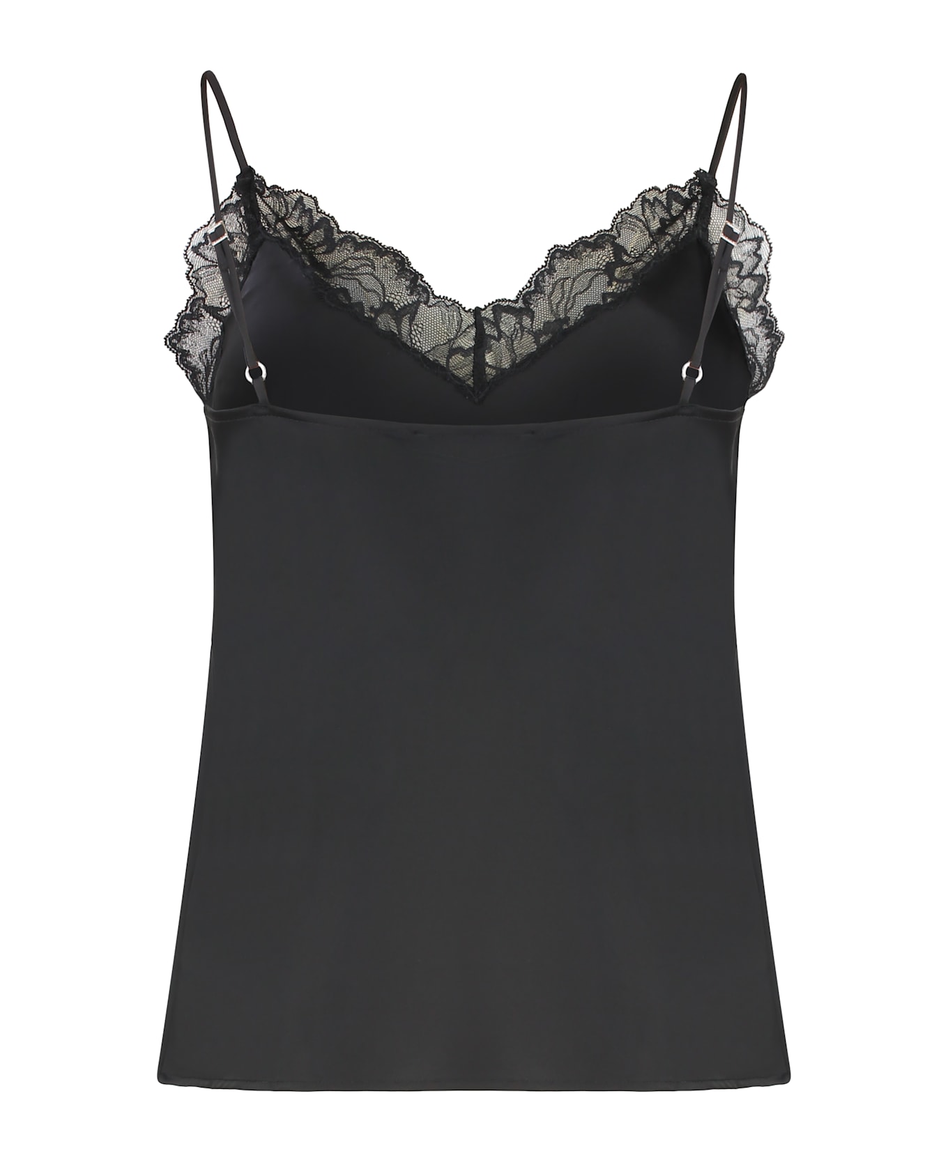 Calvin Klein Satin Tank Top - black