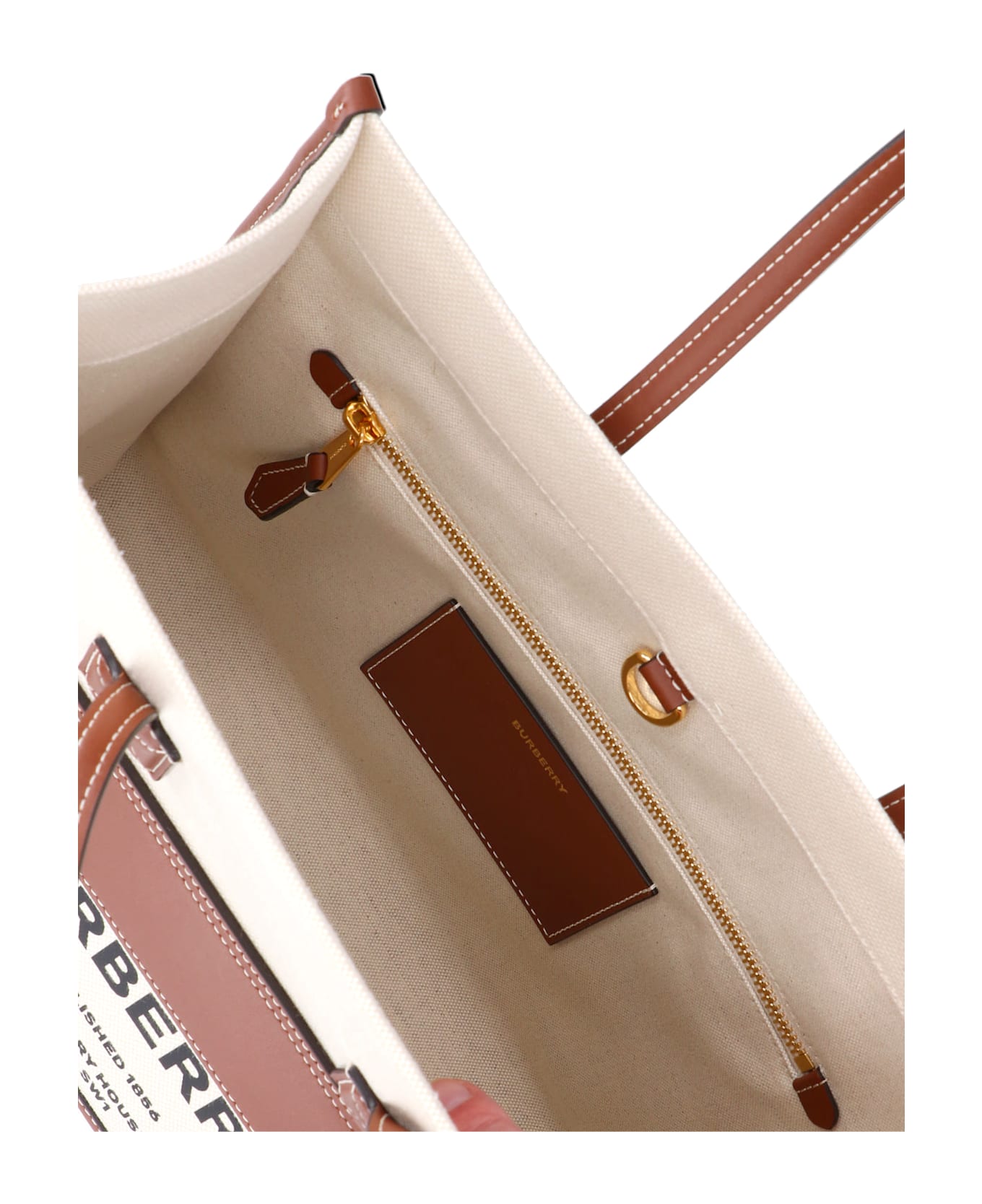 Burberry 
fereya
 Small Tote Bag - Cream