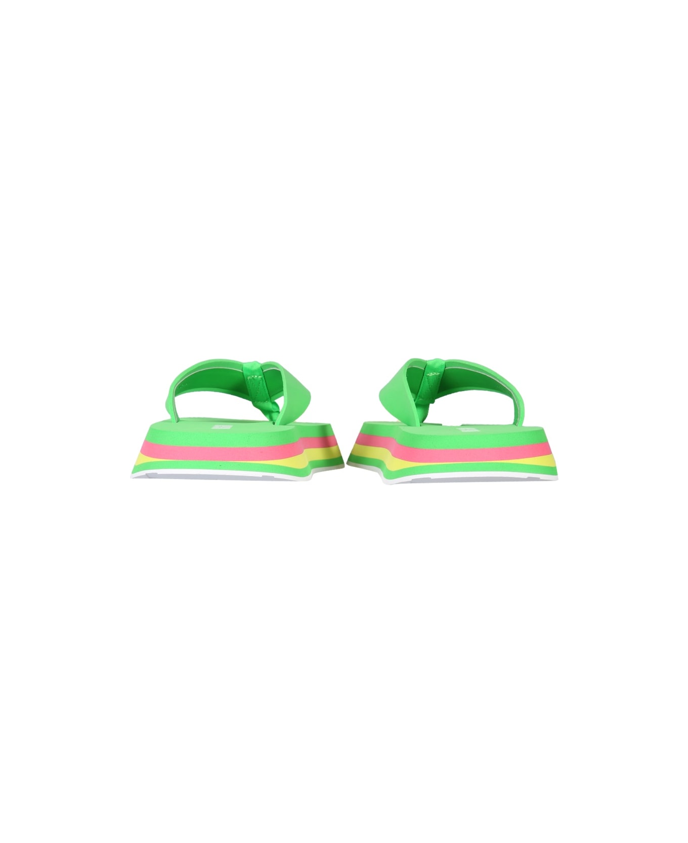 MSGM Thong Sandals - GREEN