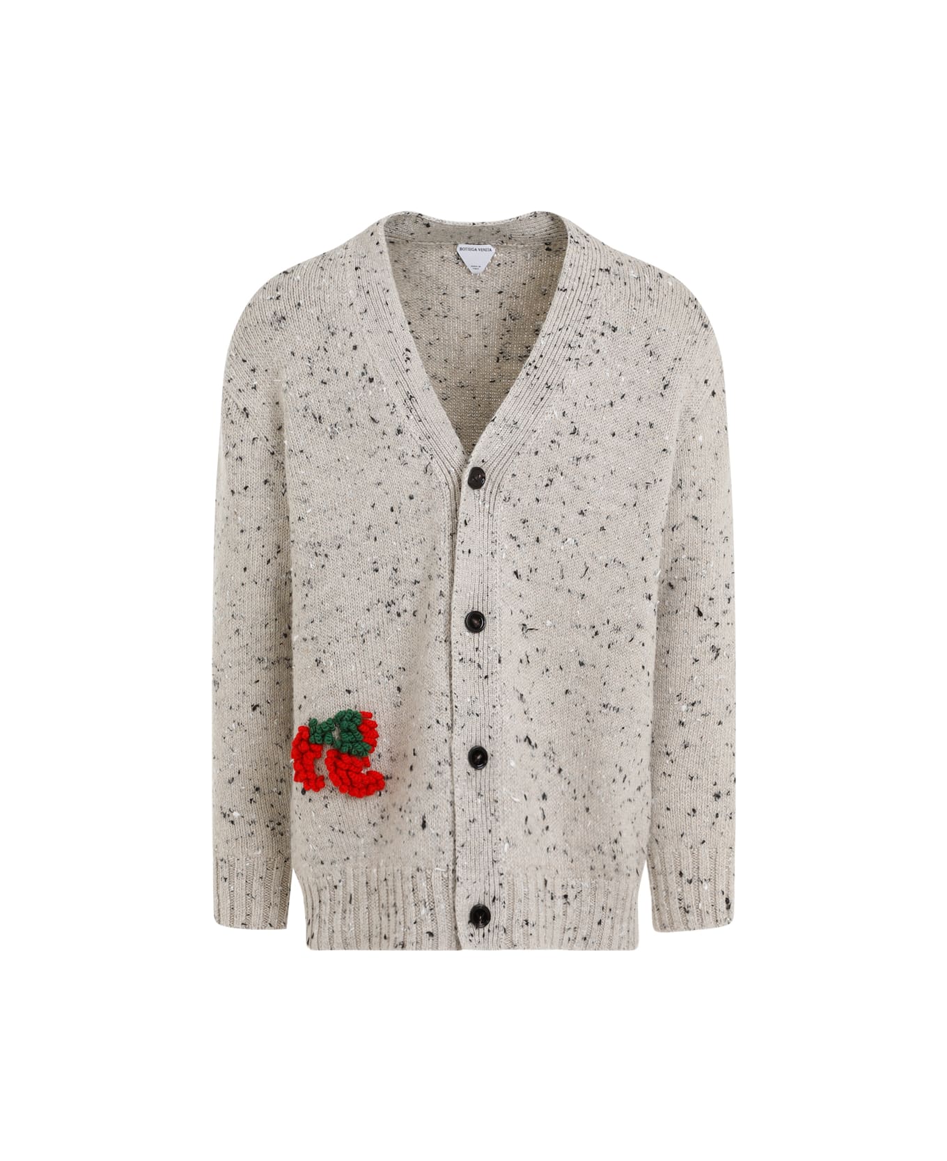 Bottega Veneta Embroidered Cardigan - Dove