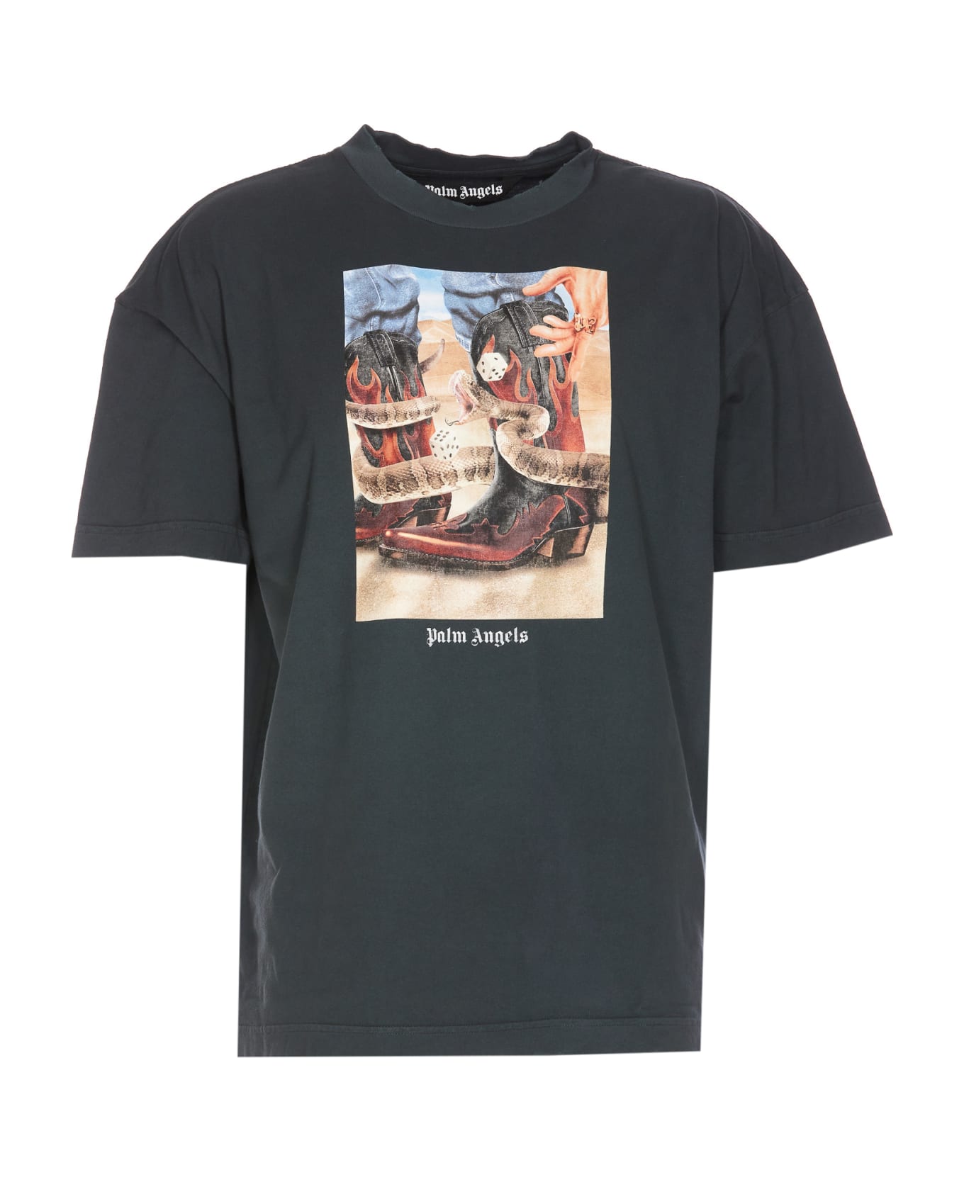 Palm Angels Dice Game T-shirt - Nero/multicolor