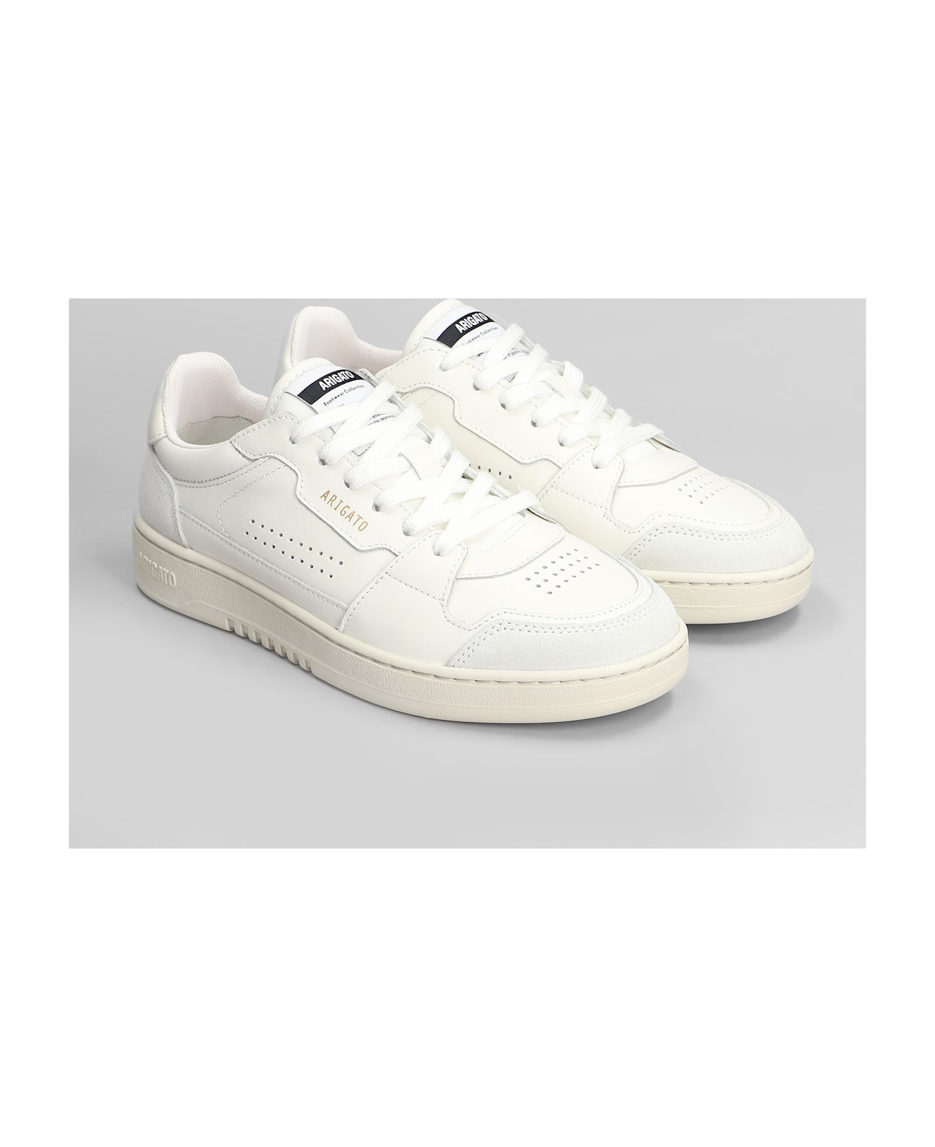 Axel Arigato Dice Lo Sneakers In White Leather - white