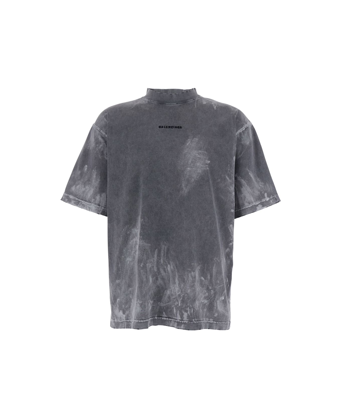 Balenciaga T-shirt Balenciaga Back - SUP FAD WASH BLK/BLK