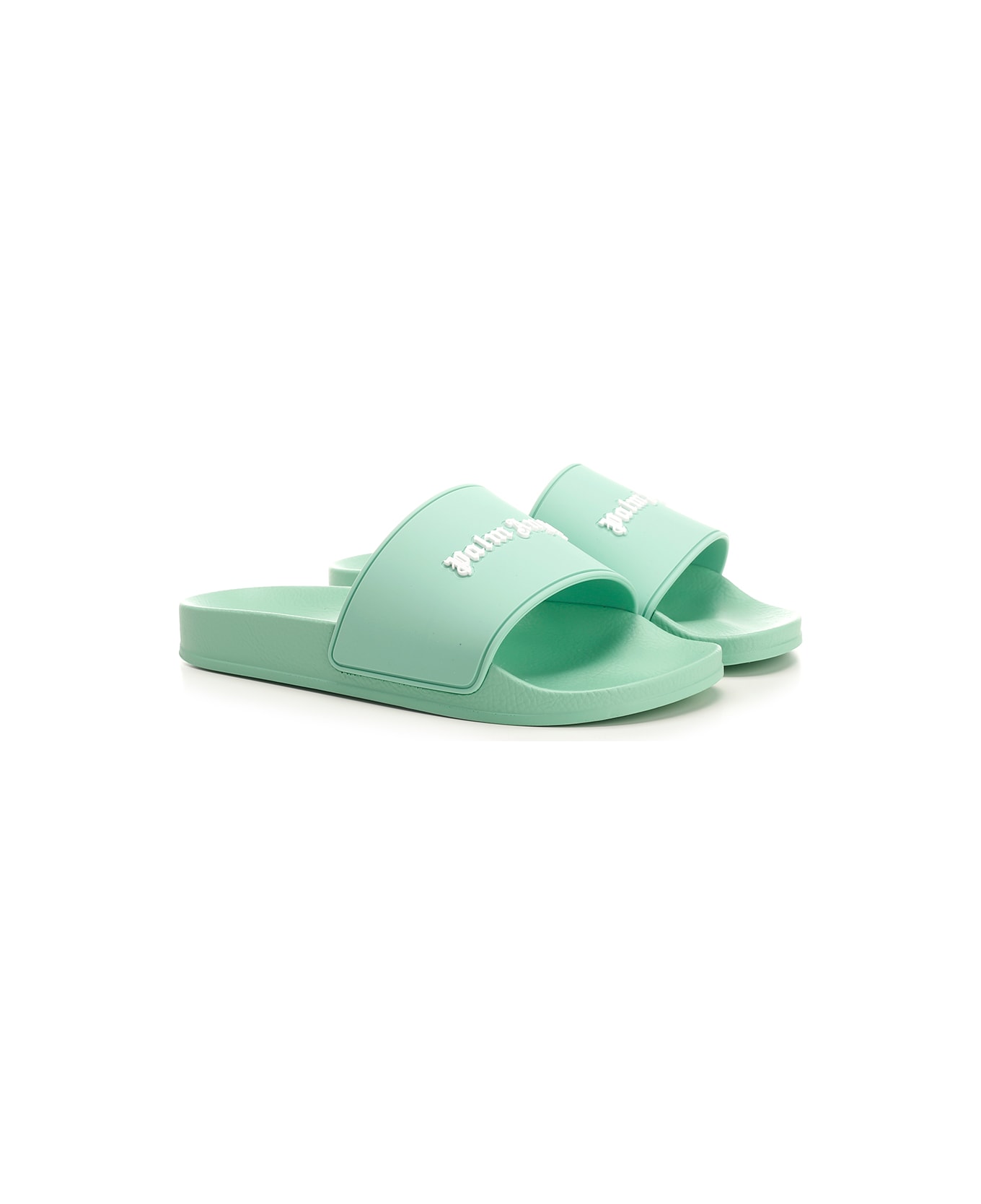 Palm Angels Pool Slippers - Green