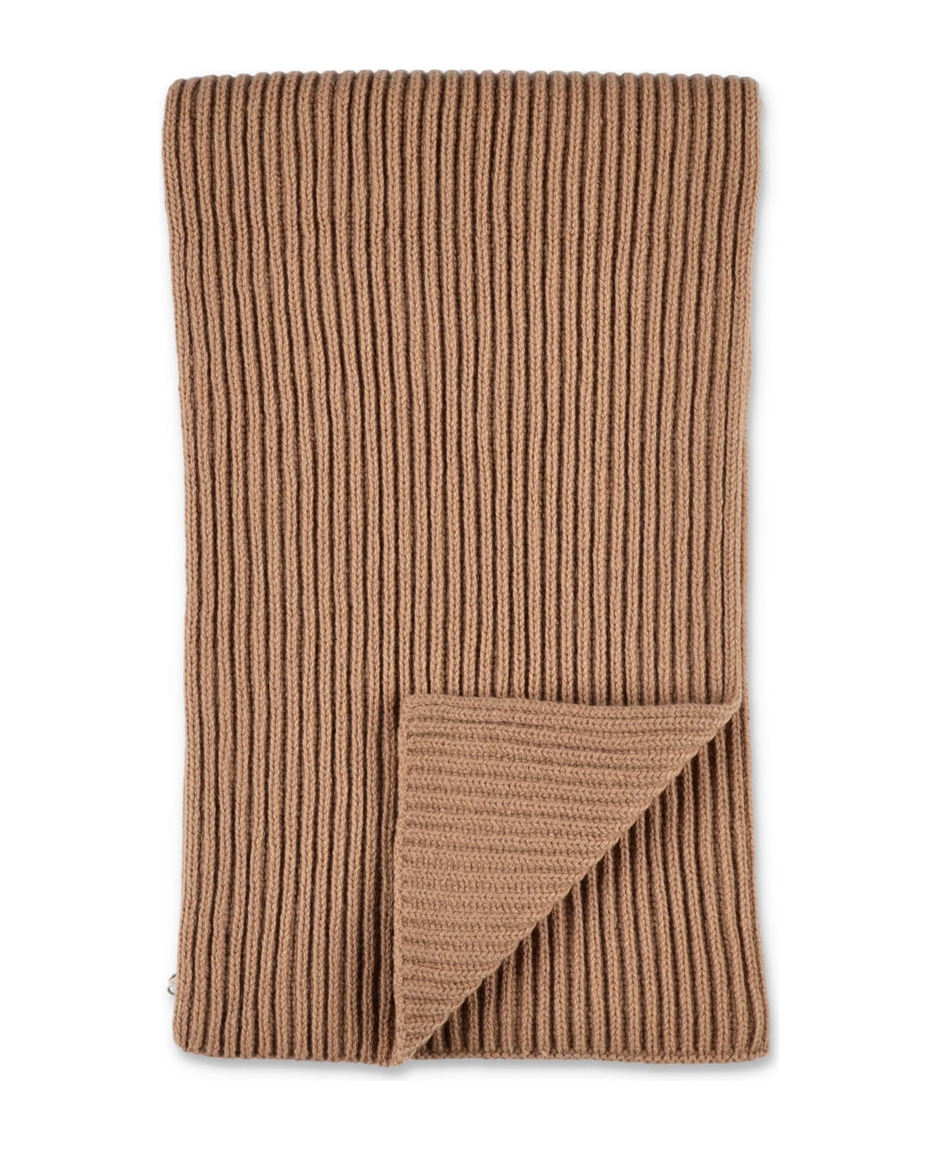A.P.C. Camille Ribbed Scarf - CAMEL